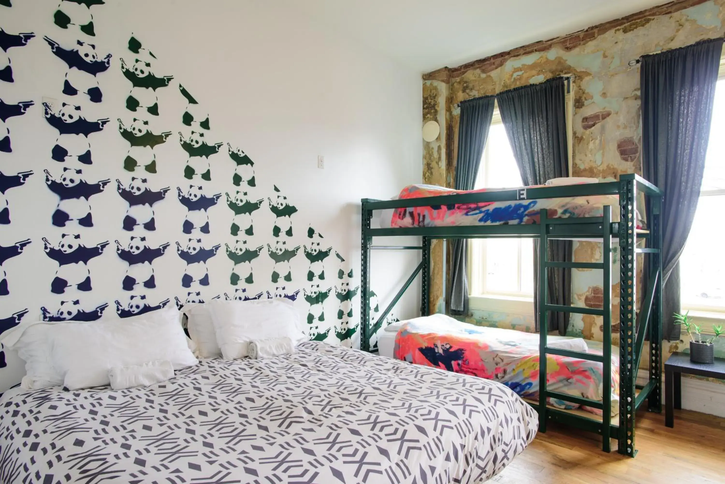 Quadruple Room with Shared Bathroom in Hostel Fish Quadruple Room with Shared Bathroom in Hostel Fish