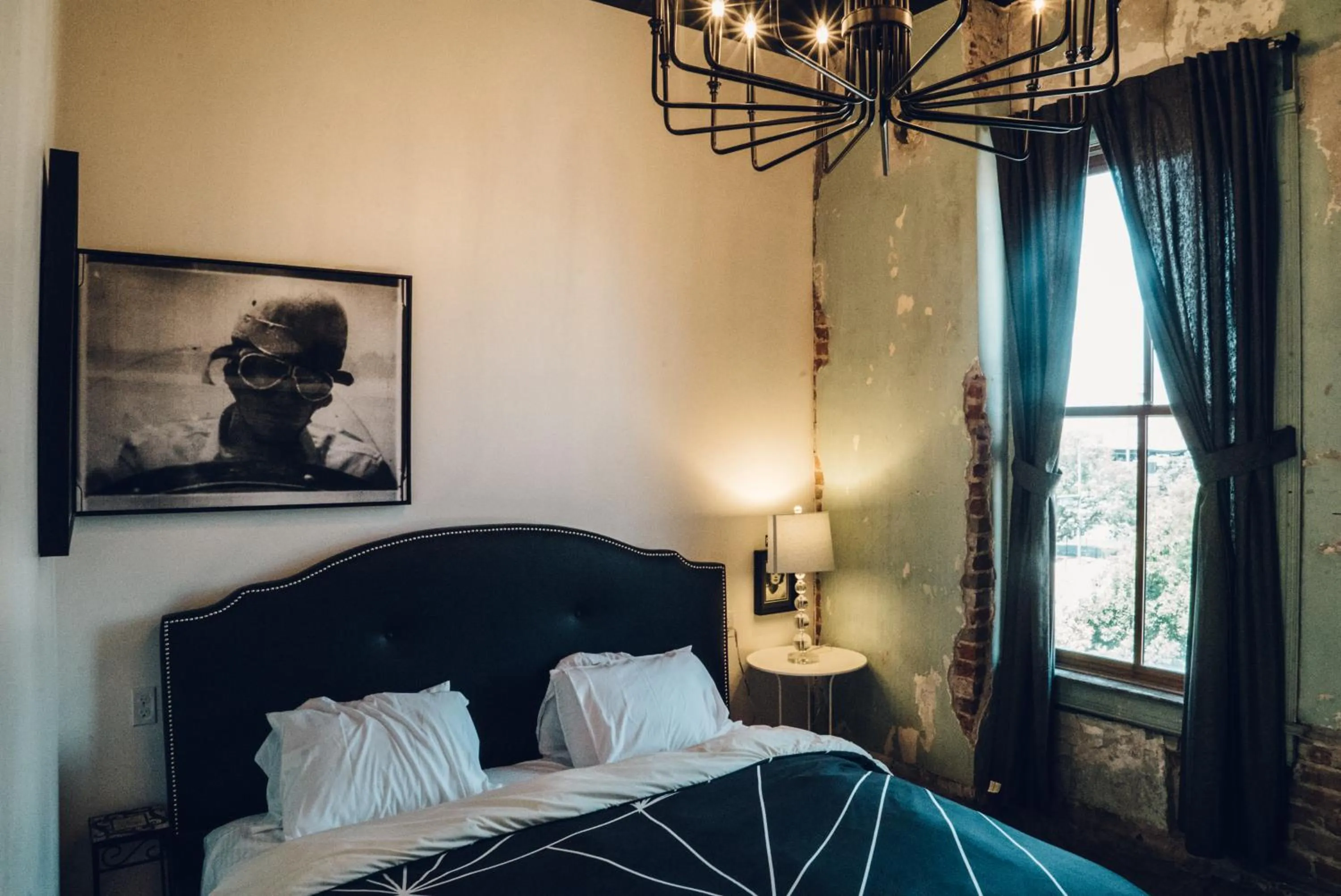 Decorative detail, Bed in Hostel Fish