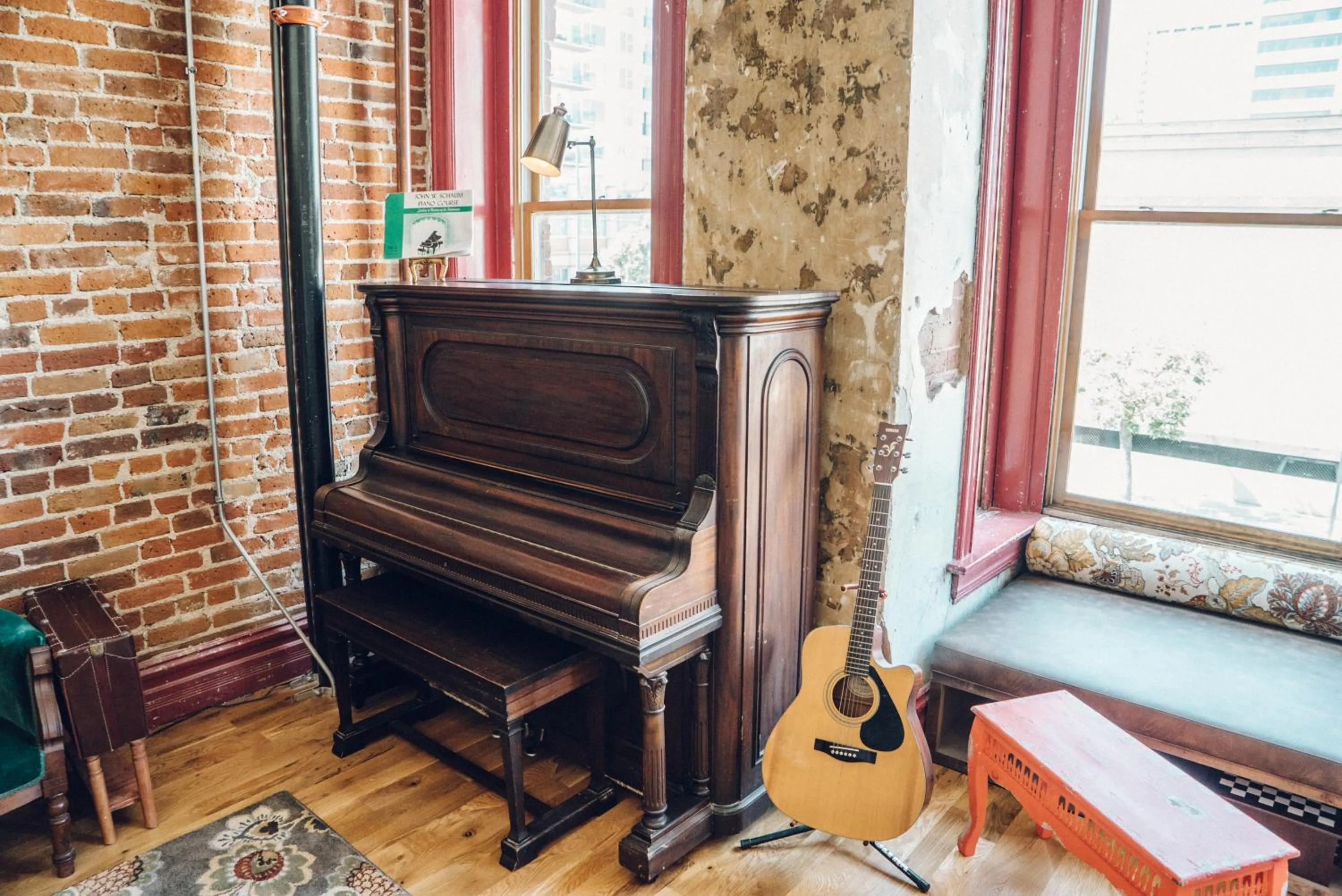 Lobby or reception in Hostel Fish