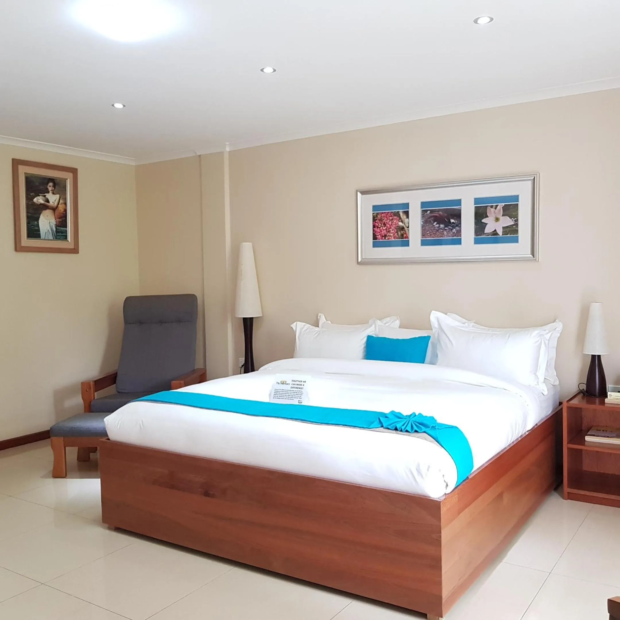 Bed in The Sanctuary Hotel Resort Spa