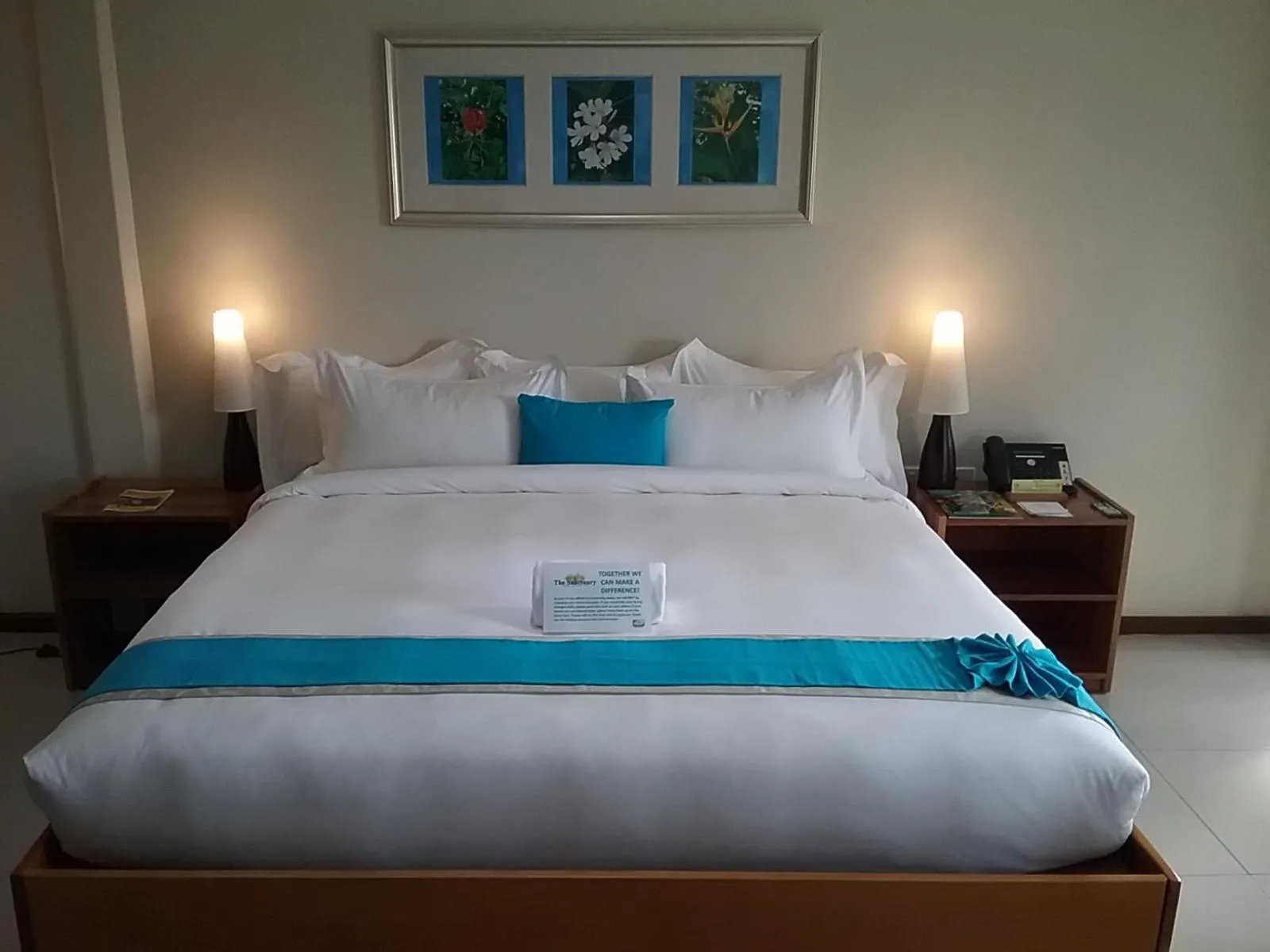 Bed in The Sanctuary Hotel Resort Spa