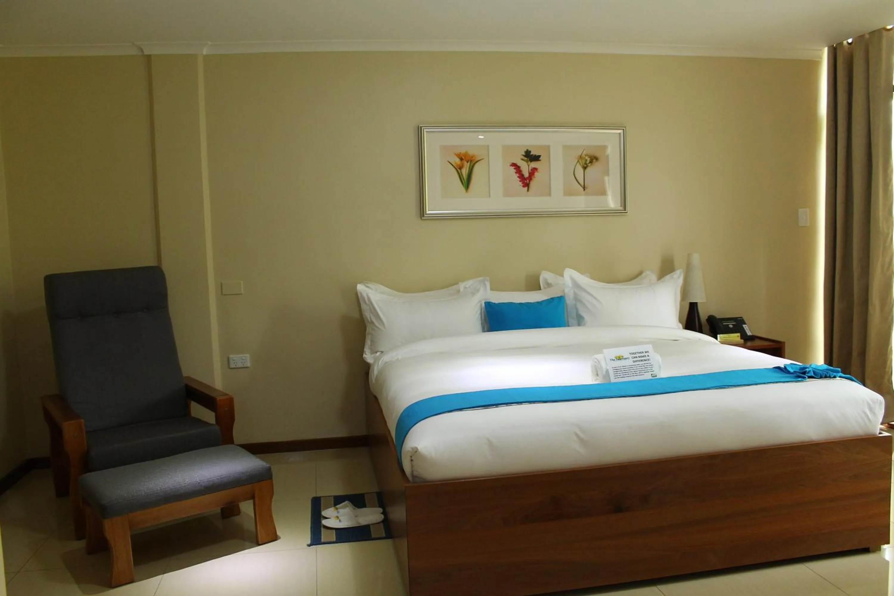 Bed in The Sanctuary Hotel Resort Spa