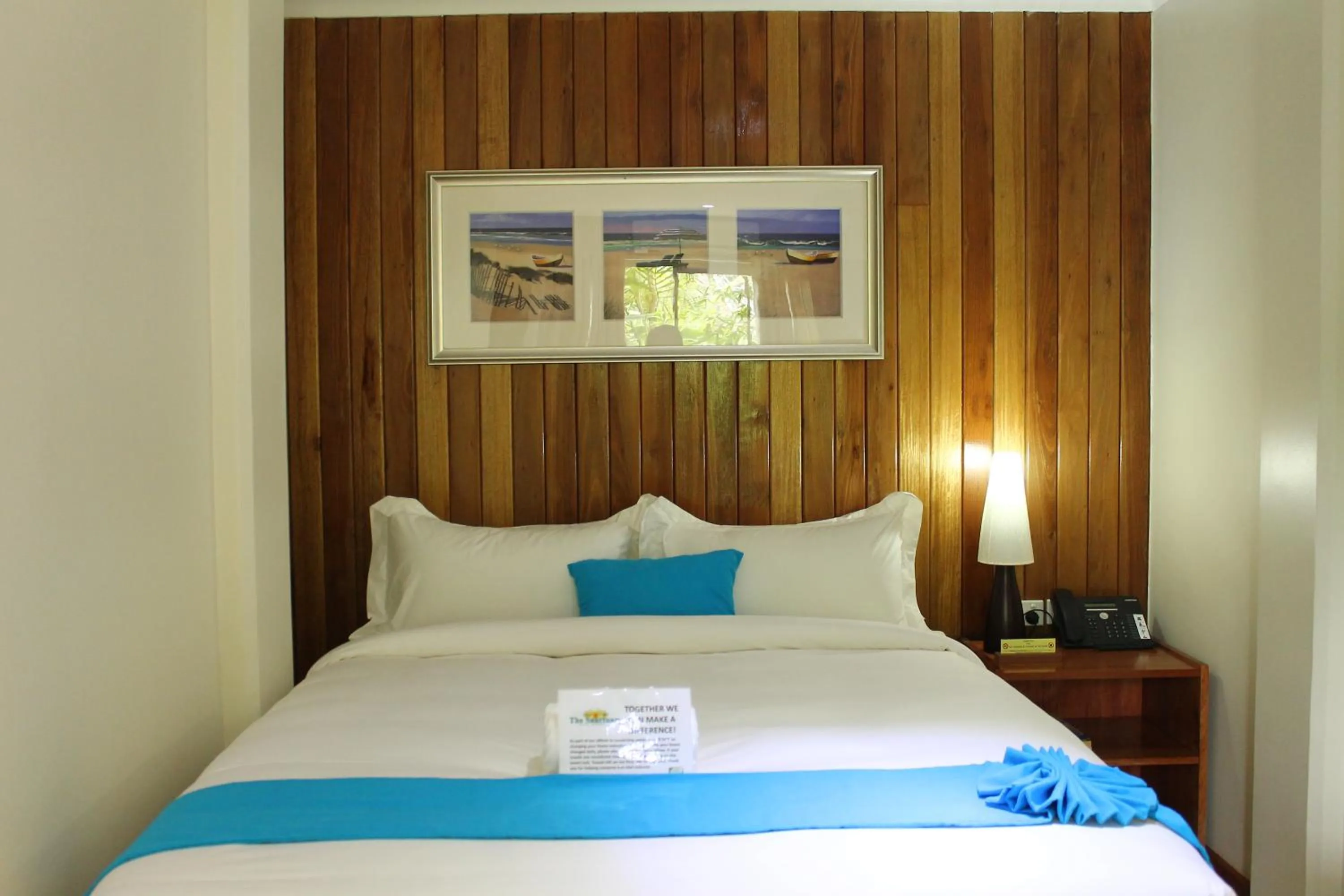 Bed in The Sanctuary Hotel Resort Spa
