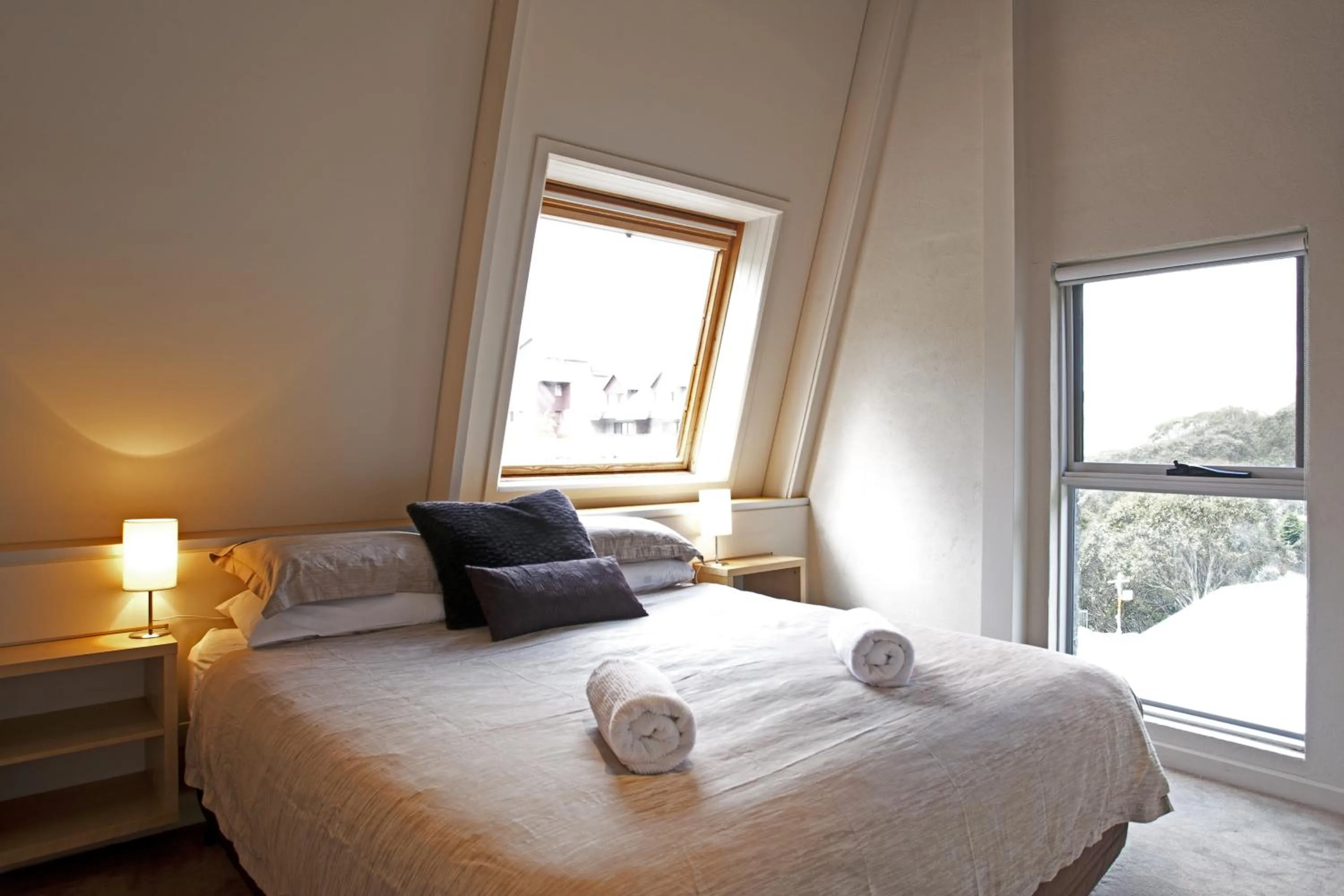 Bedroom, Bed in Altitude Apartments