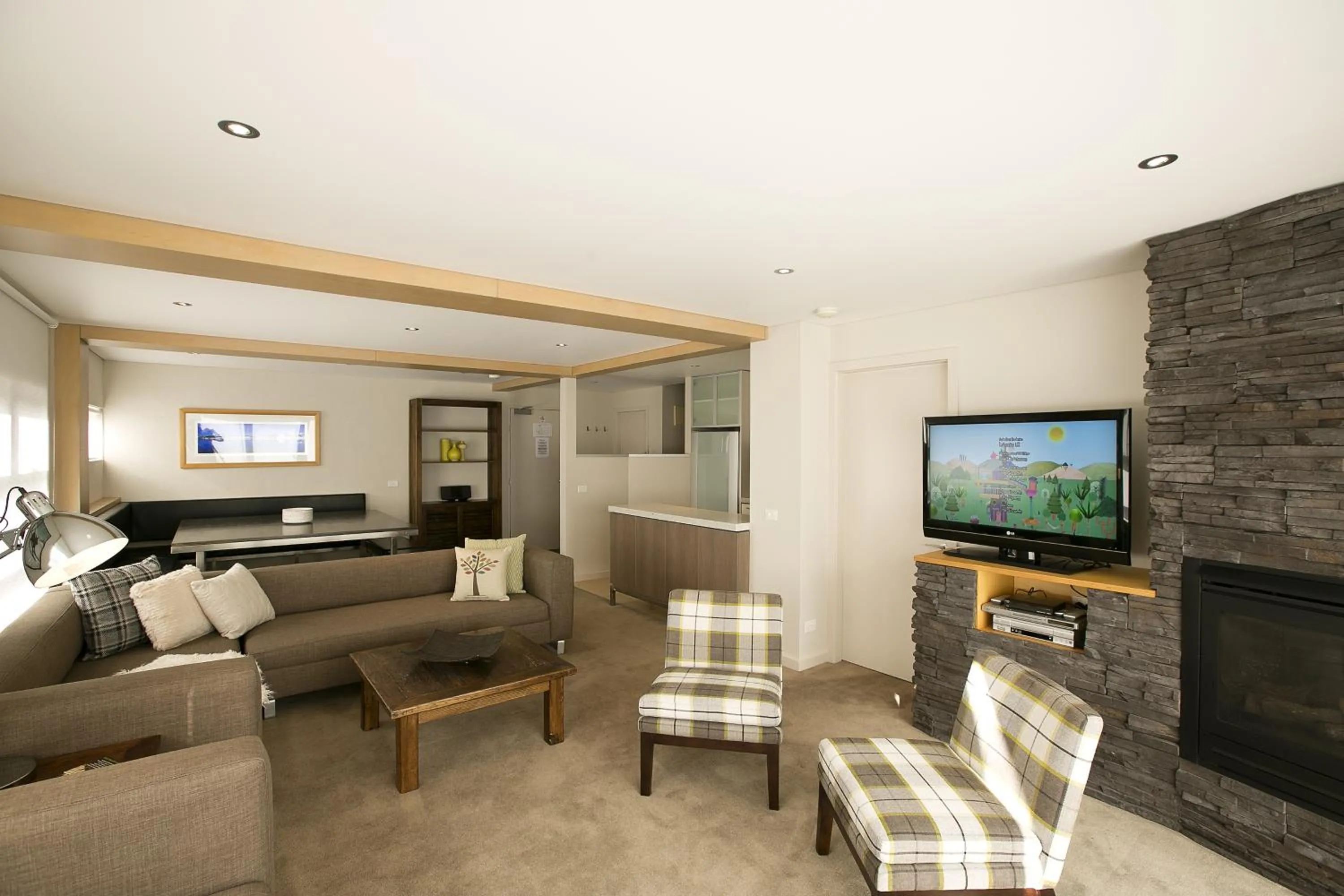 Seating area in Altitude Apartments