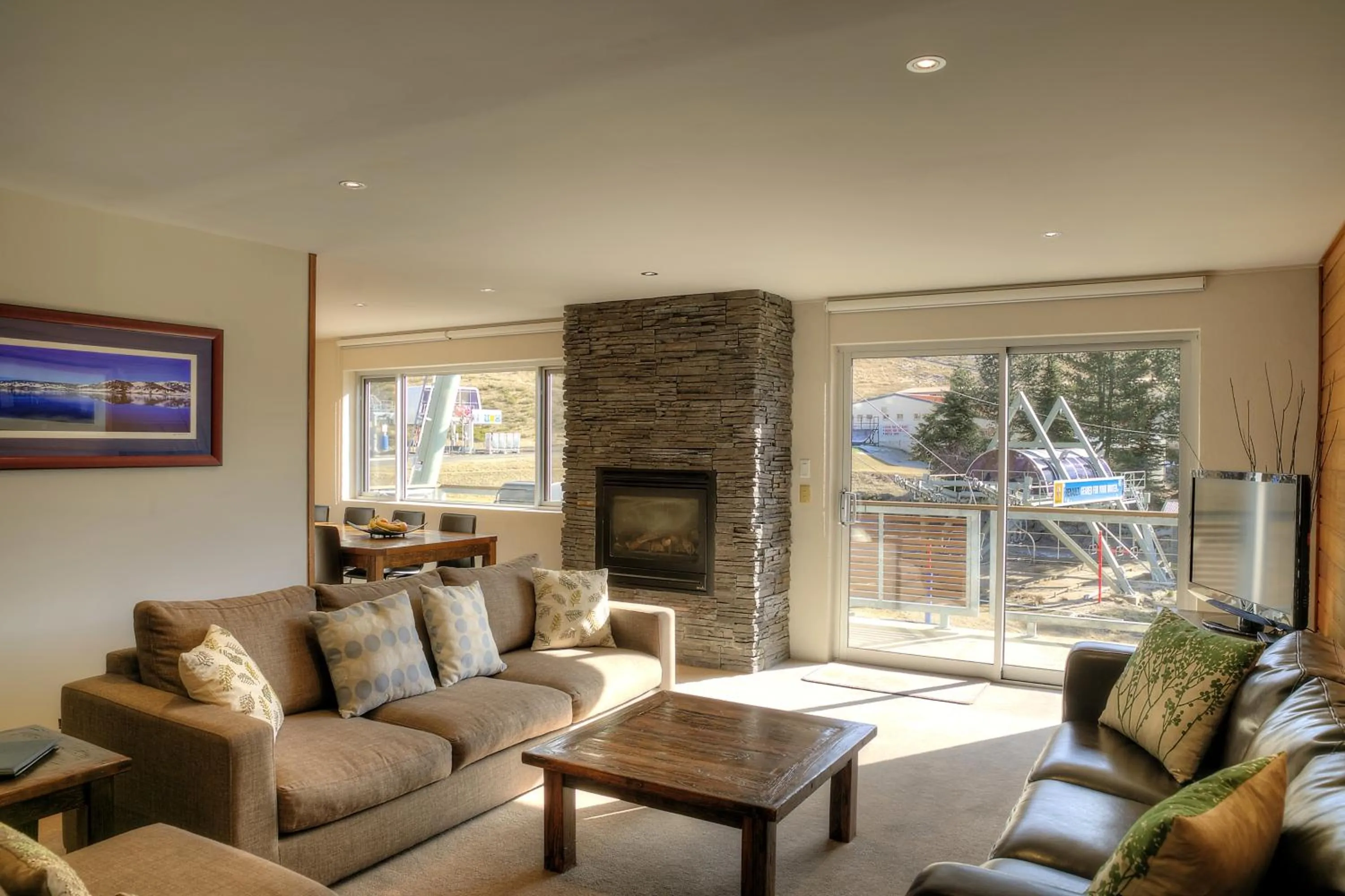 Seating area in Altitude Apartments