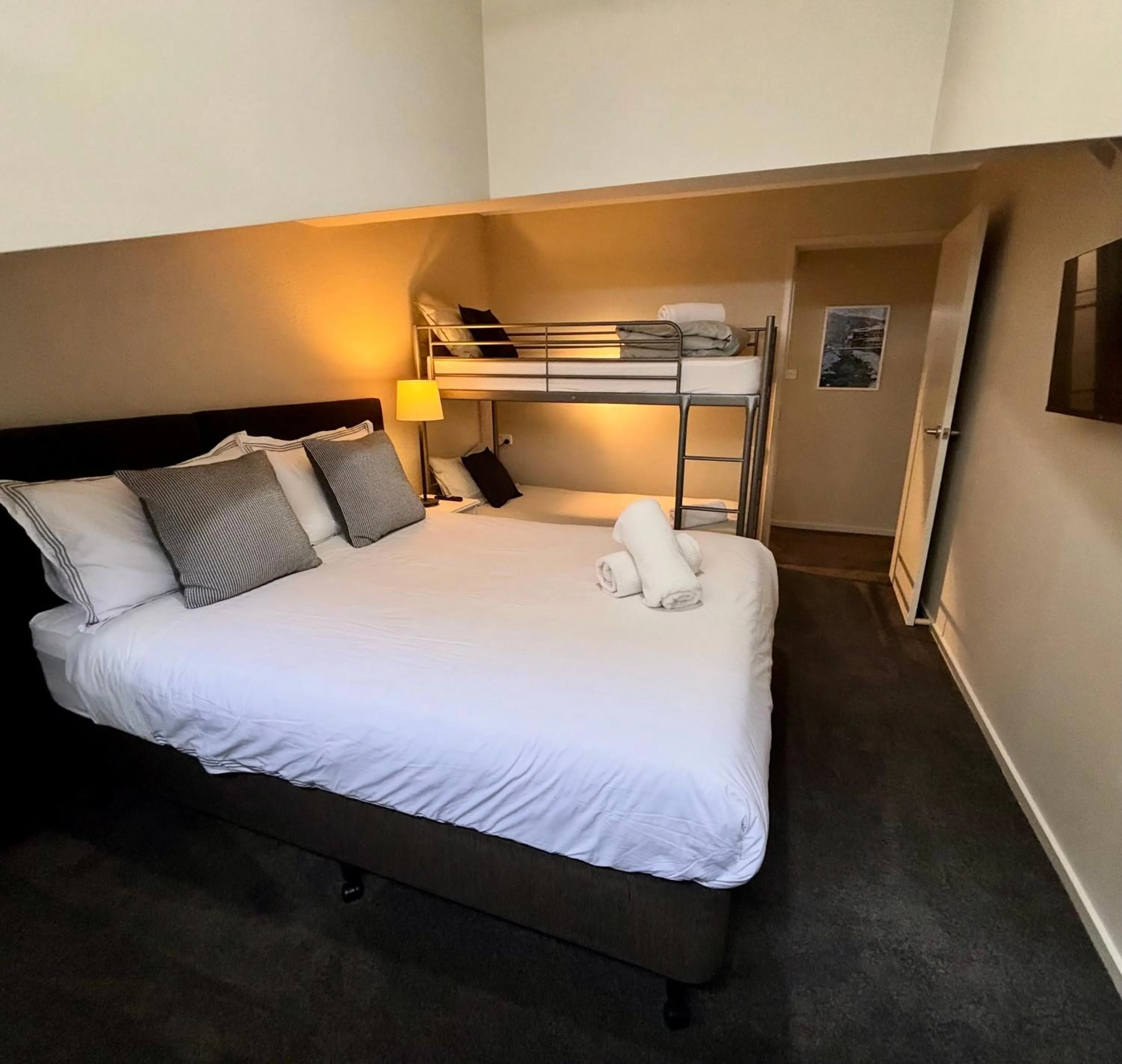 Bed in Altitude Apartments