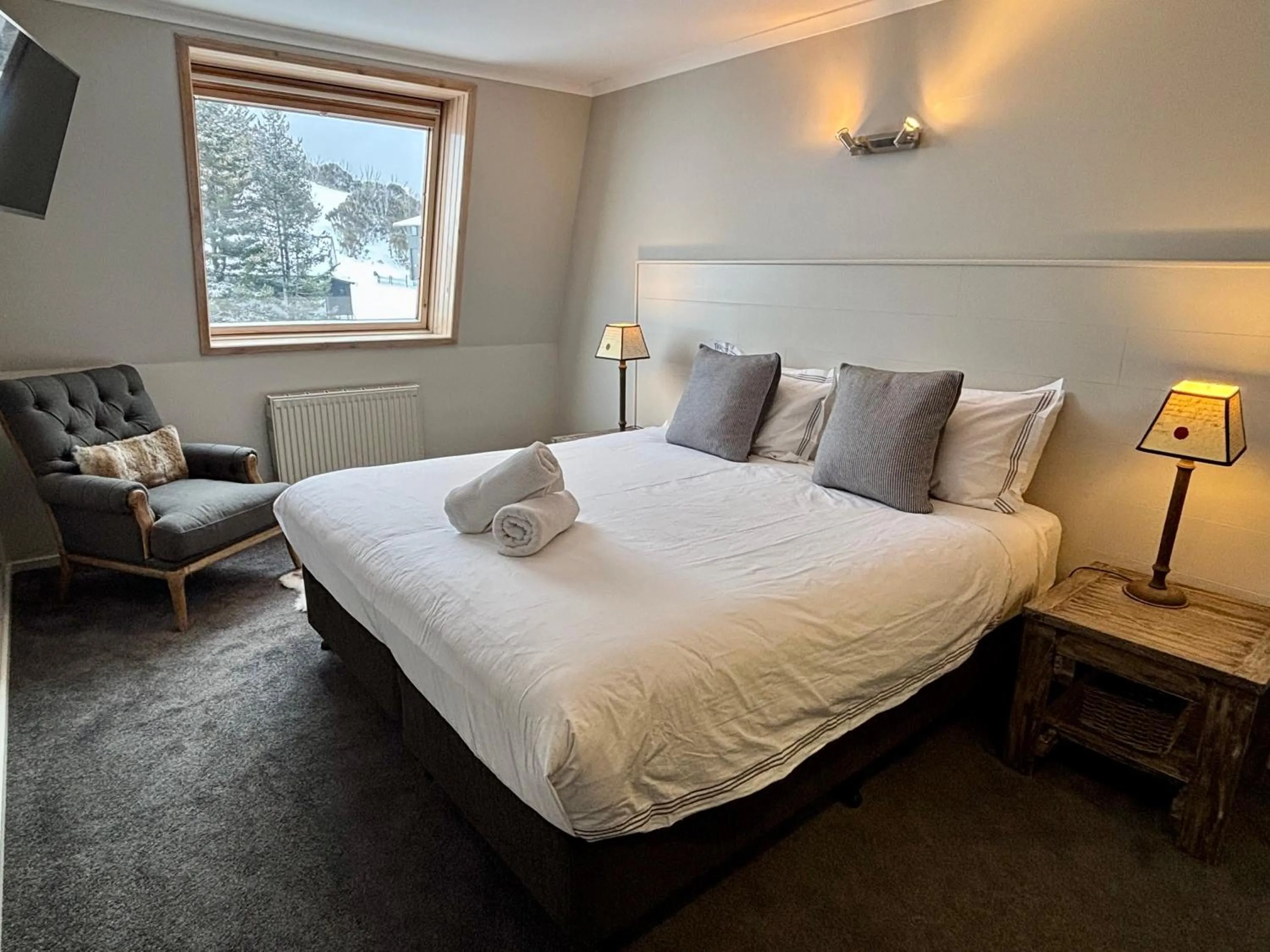 Bed in Altitude Apartments