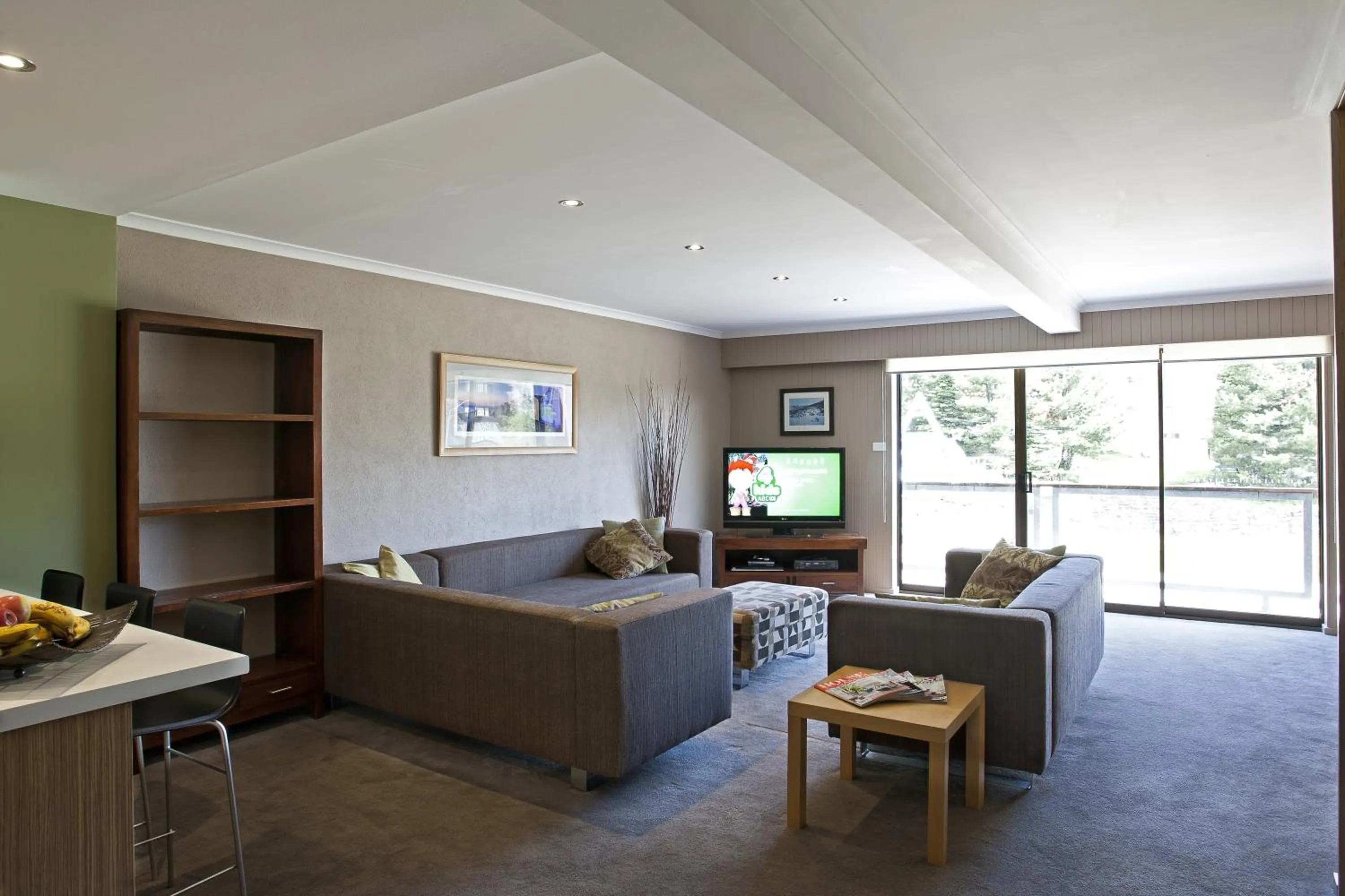 Seating area in Altitude Apartments
