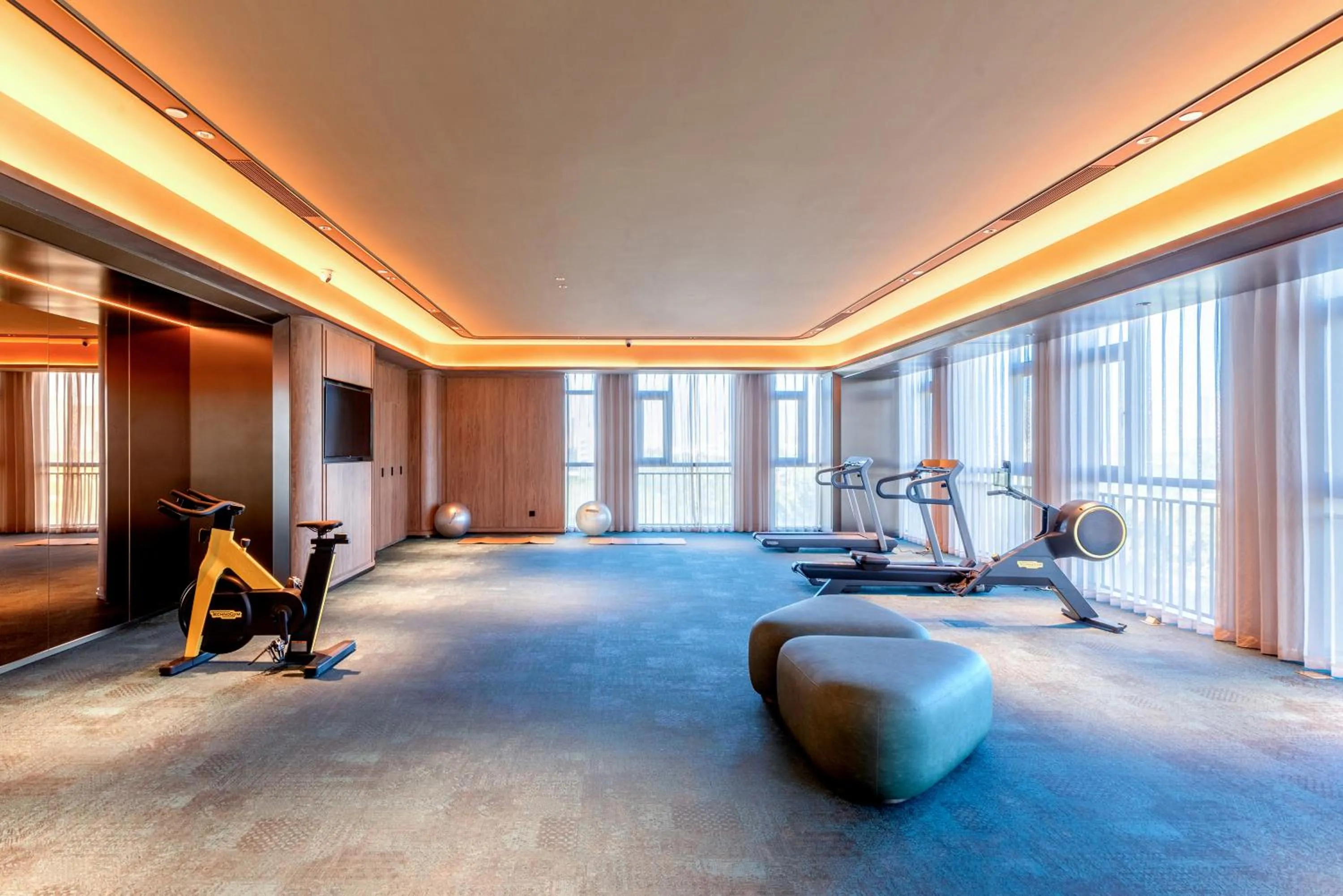 Fitness centre/facilities in Orange Crystal High-tech Convention and Exhibition Center Hotel