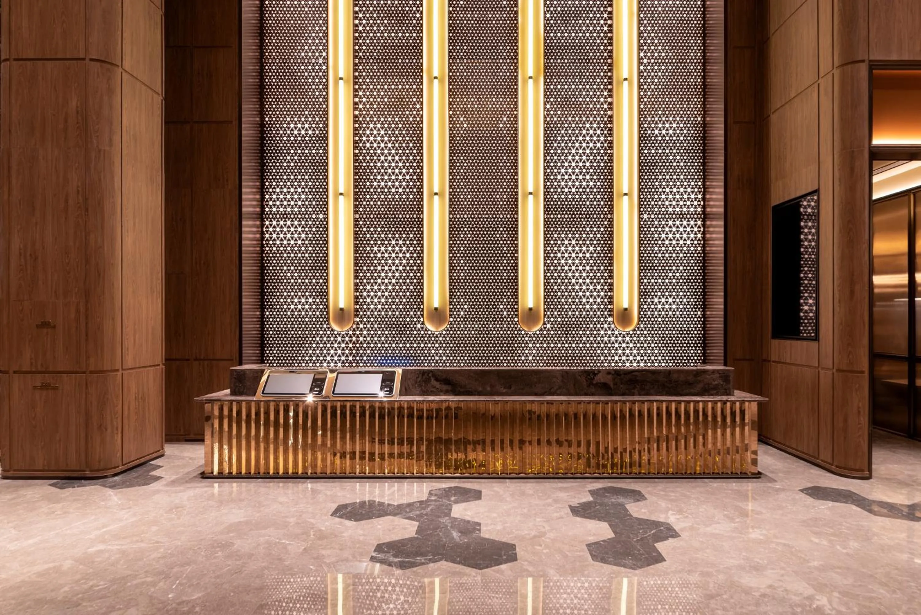 Lobby or reception in Orange Crystal High-tech Convention and Exhibition Center Hotel