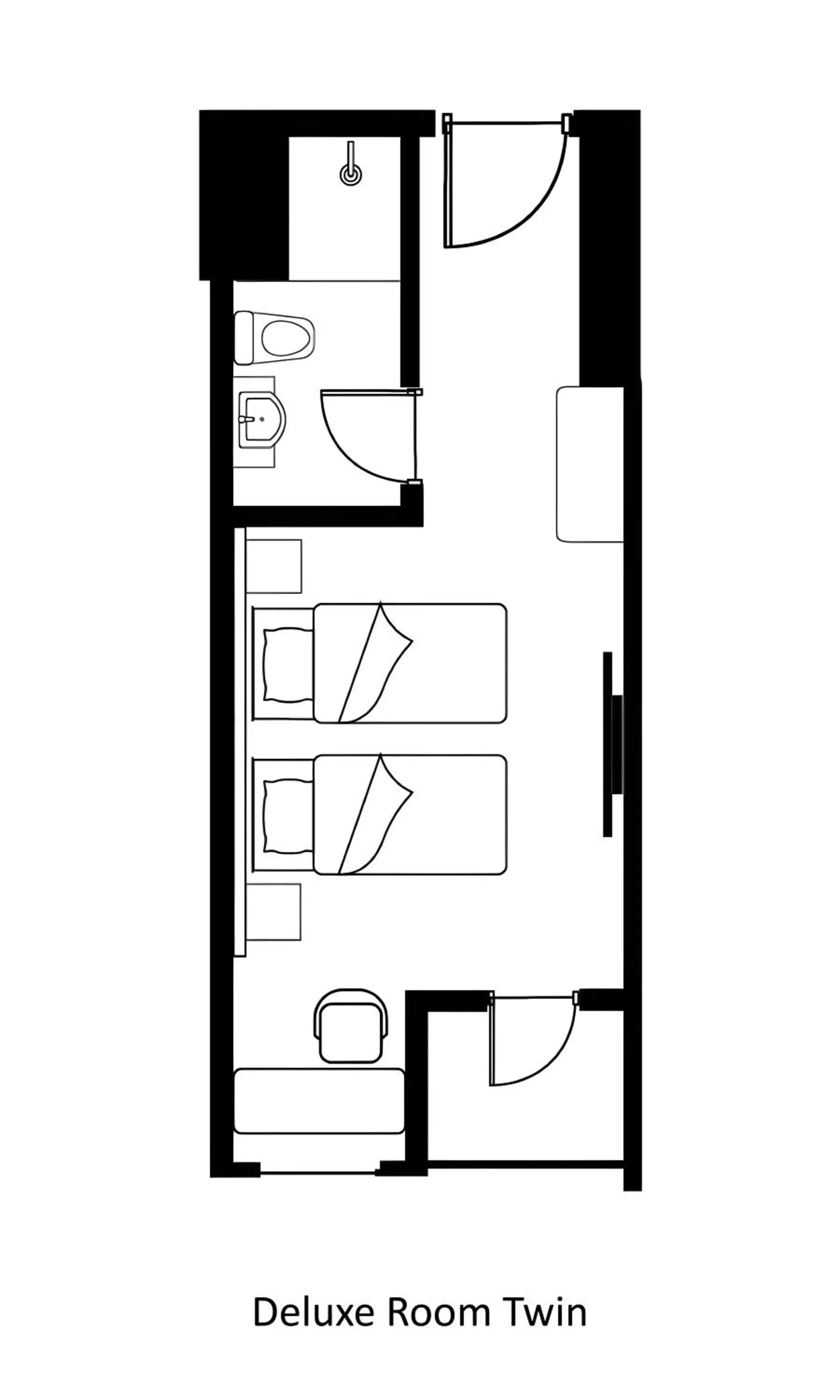 Floor plan in Citadines Antasari Jakarta