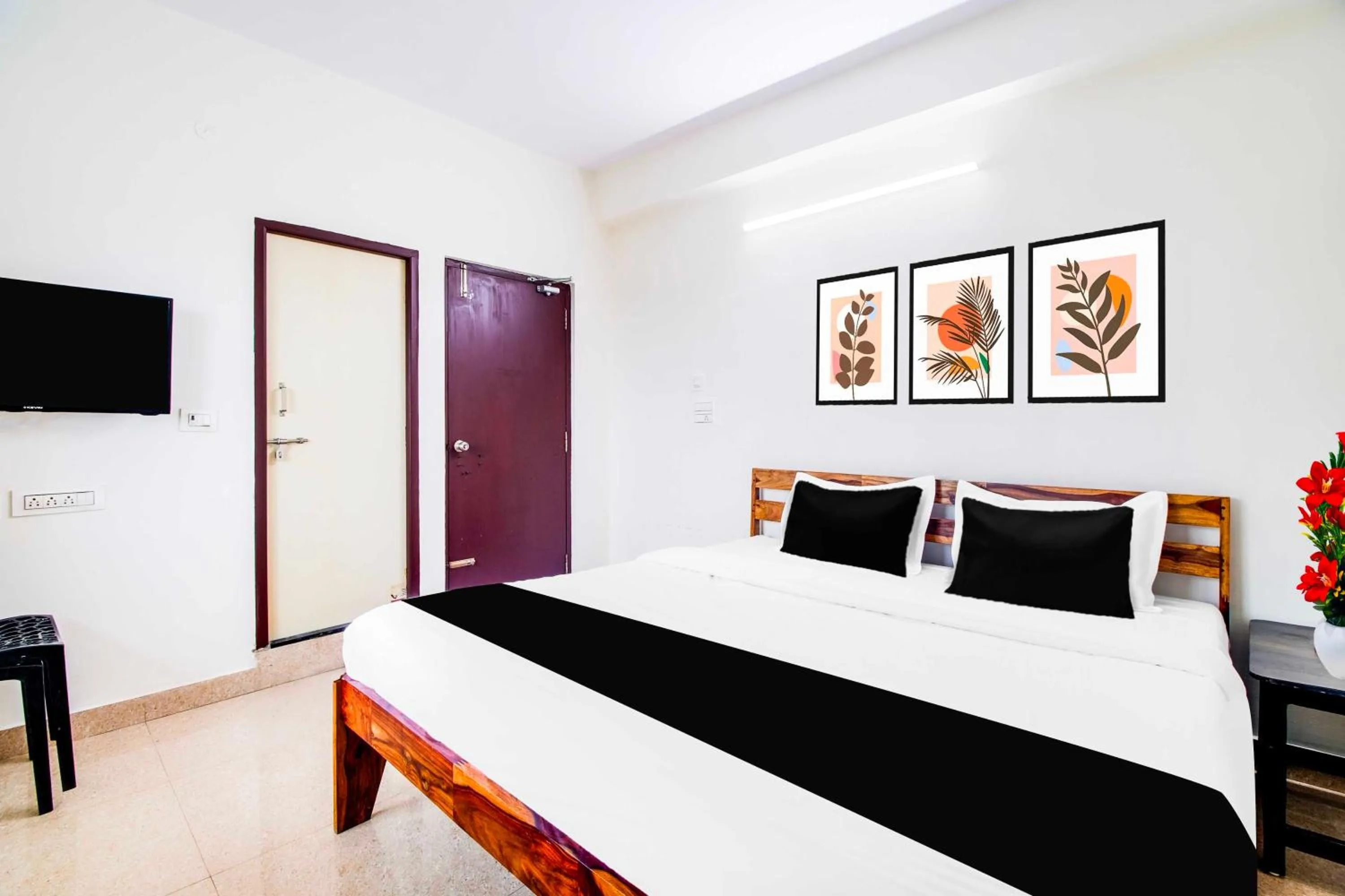 Bedroom, Bed in Collection O Rushikonda Beach Near GITAM