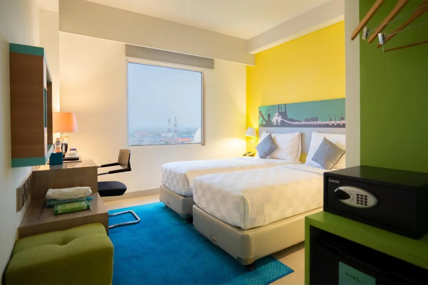 Bed in KHAS Surabaya Hotel