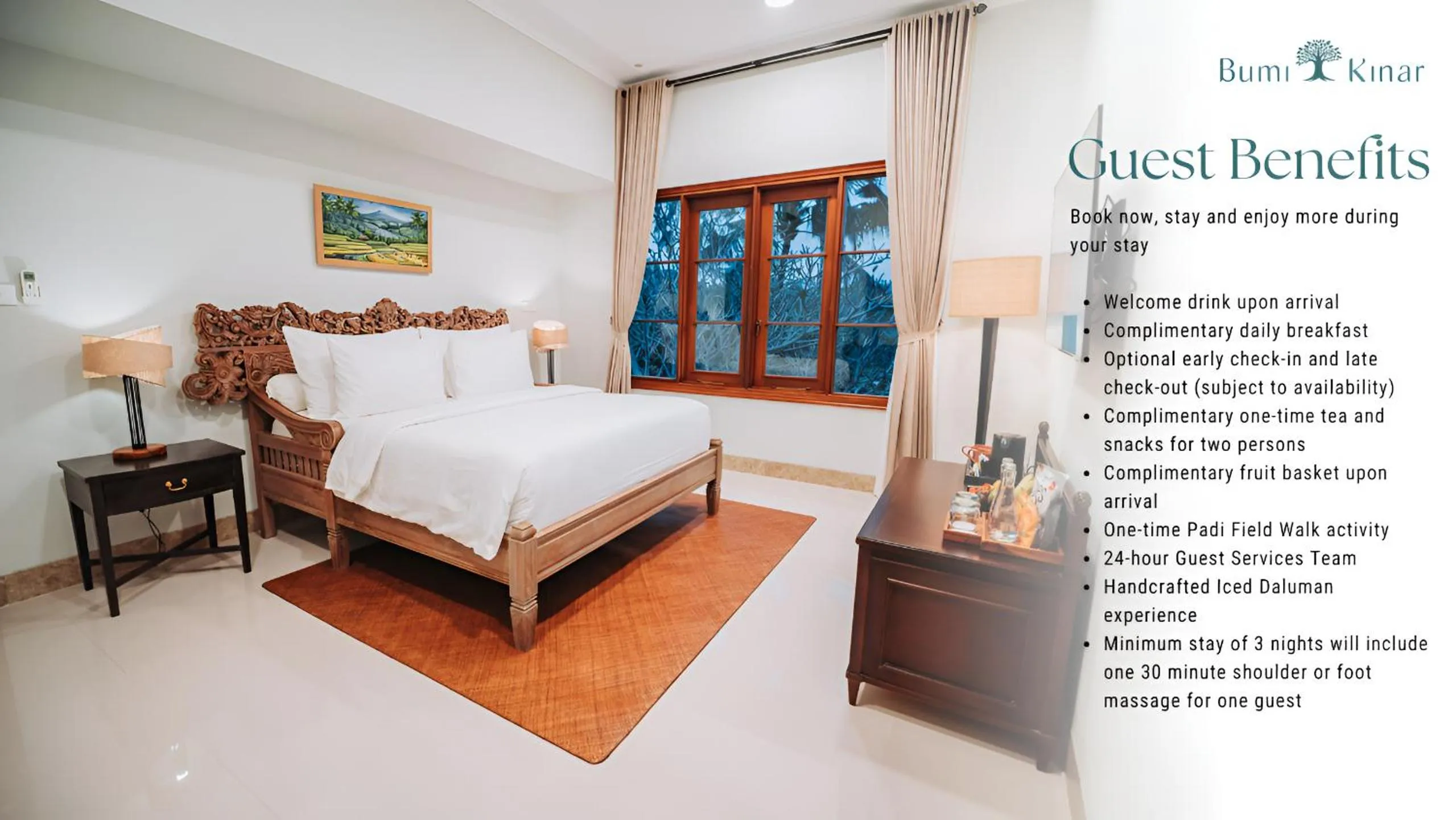 Photo of the whole room, Bed in Bumi Kinar Heritage