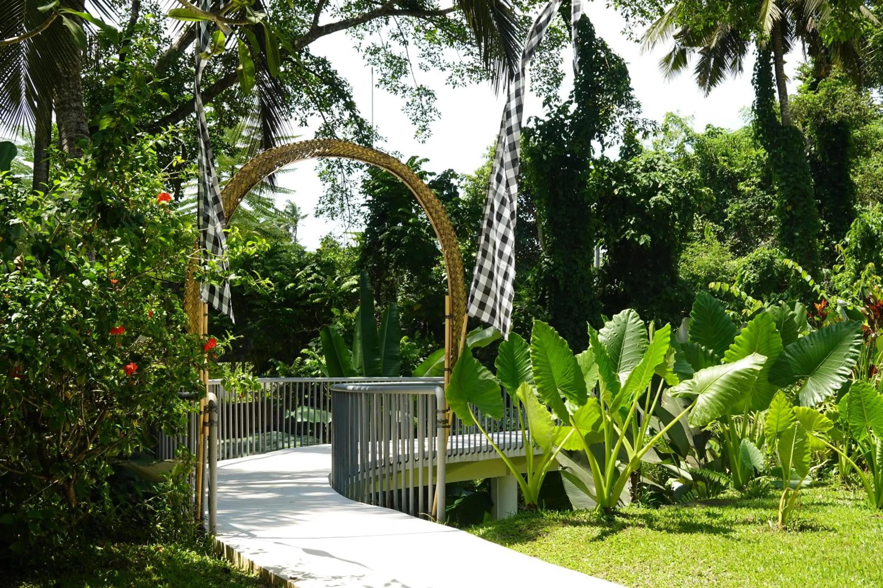 Garden view in Bumi Kinar Heritage