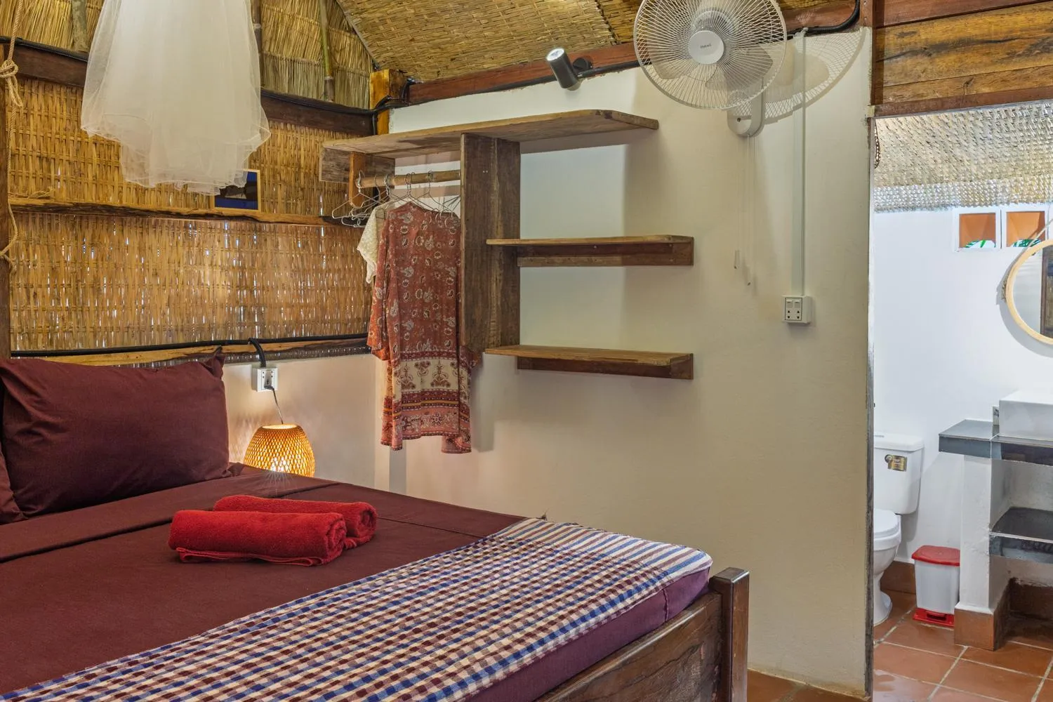 Bed in Kampot Cabana