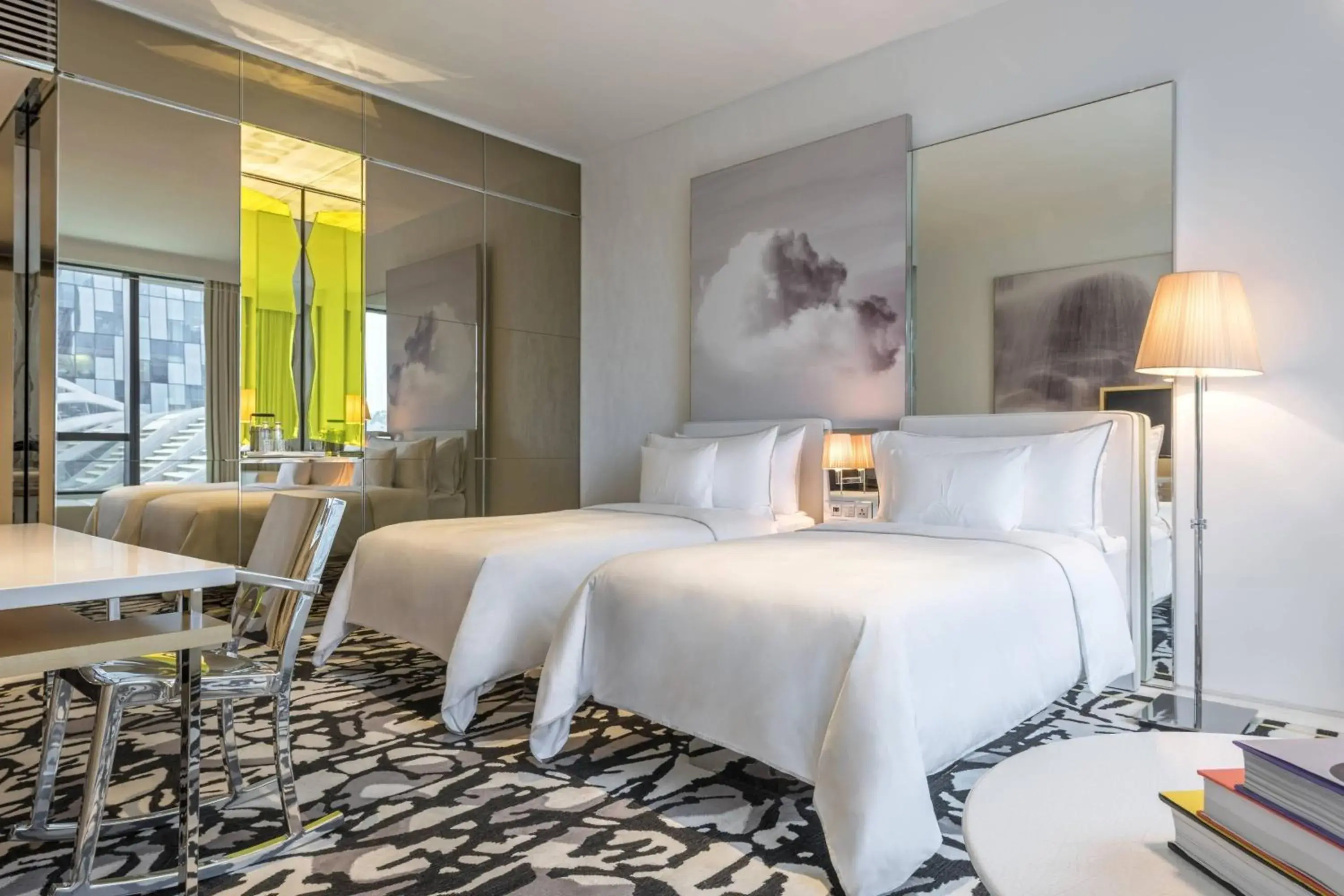 Premier, Guest Room, 2 Twin - single occupancy in JW Marriott Hotel Singapore South Beach Premier, Guest Room, 2 Twin - single occupancy in JW Marriott Hotel Singapore South Beach