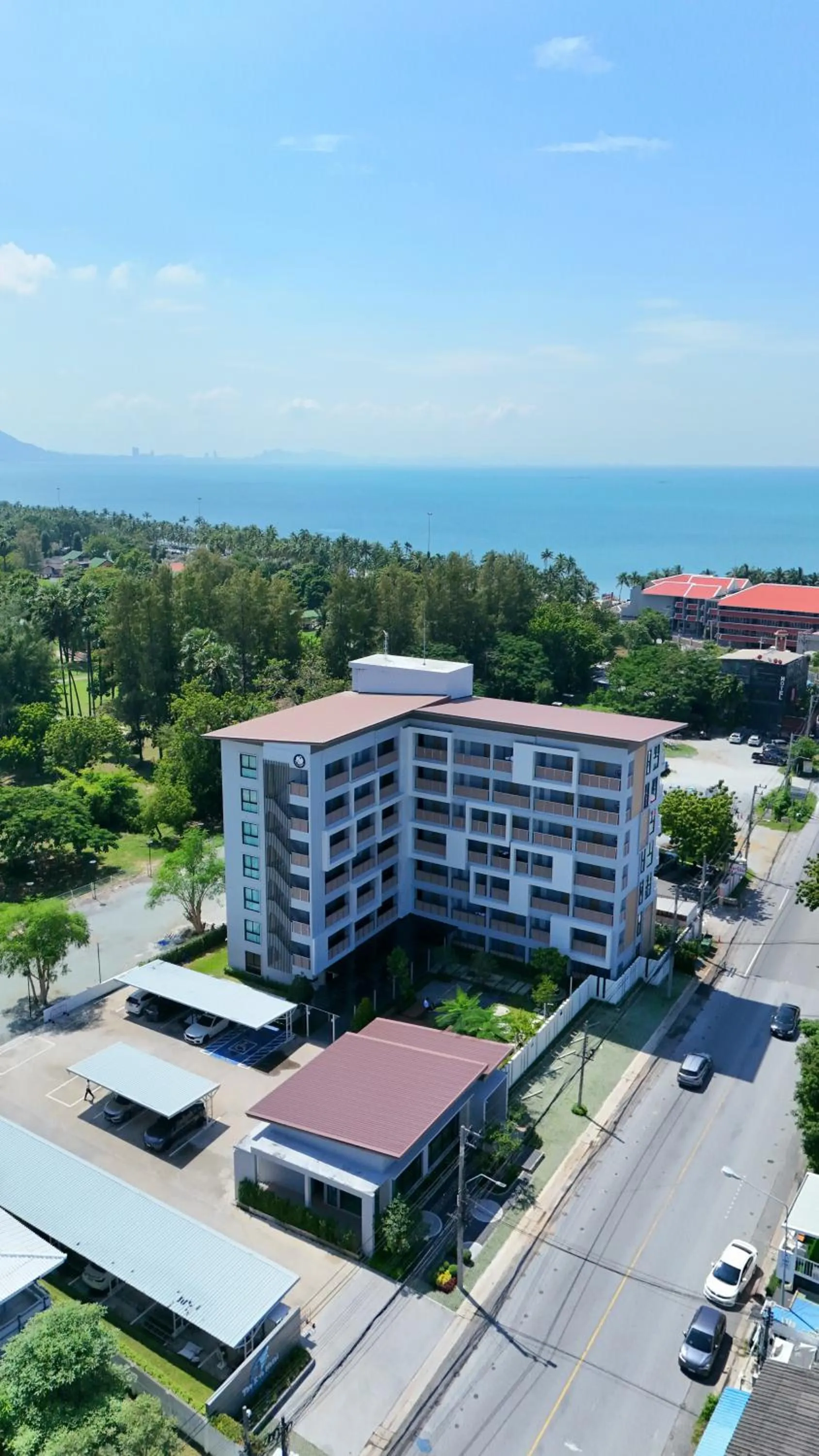 Property building in The Kite Hotel Bangsaen by Koko