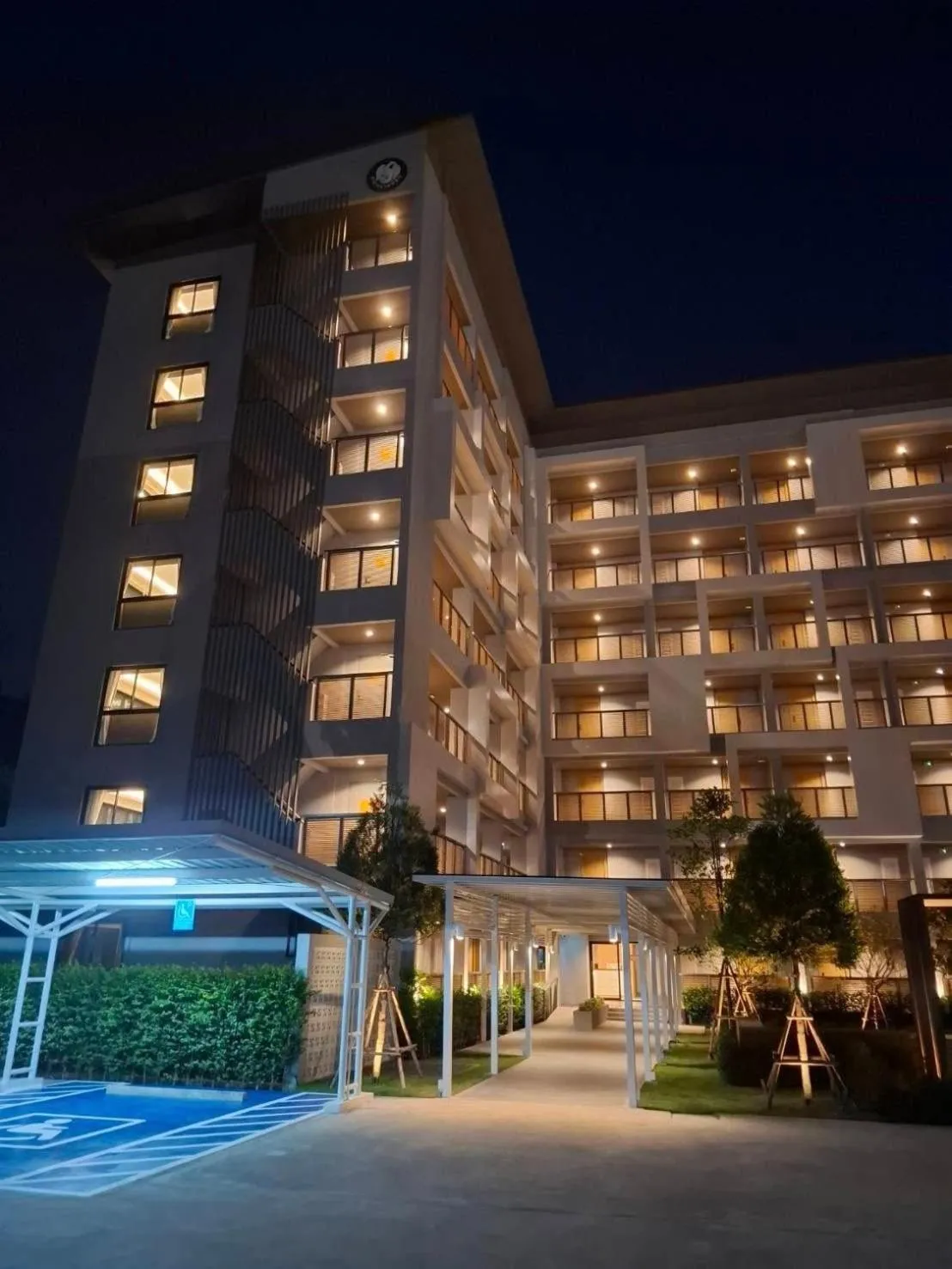 Property building in The Kite Hotel Bangsaen by Koko