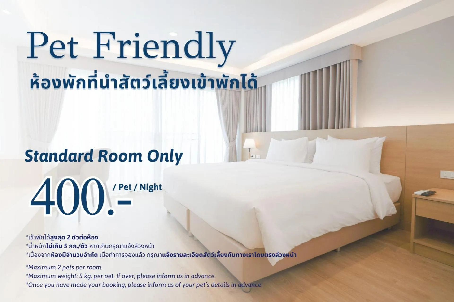 Pets, Bed in The Kite Hotel Bangsaen by Koko