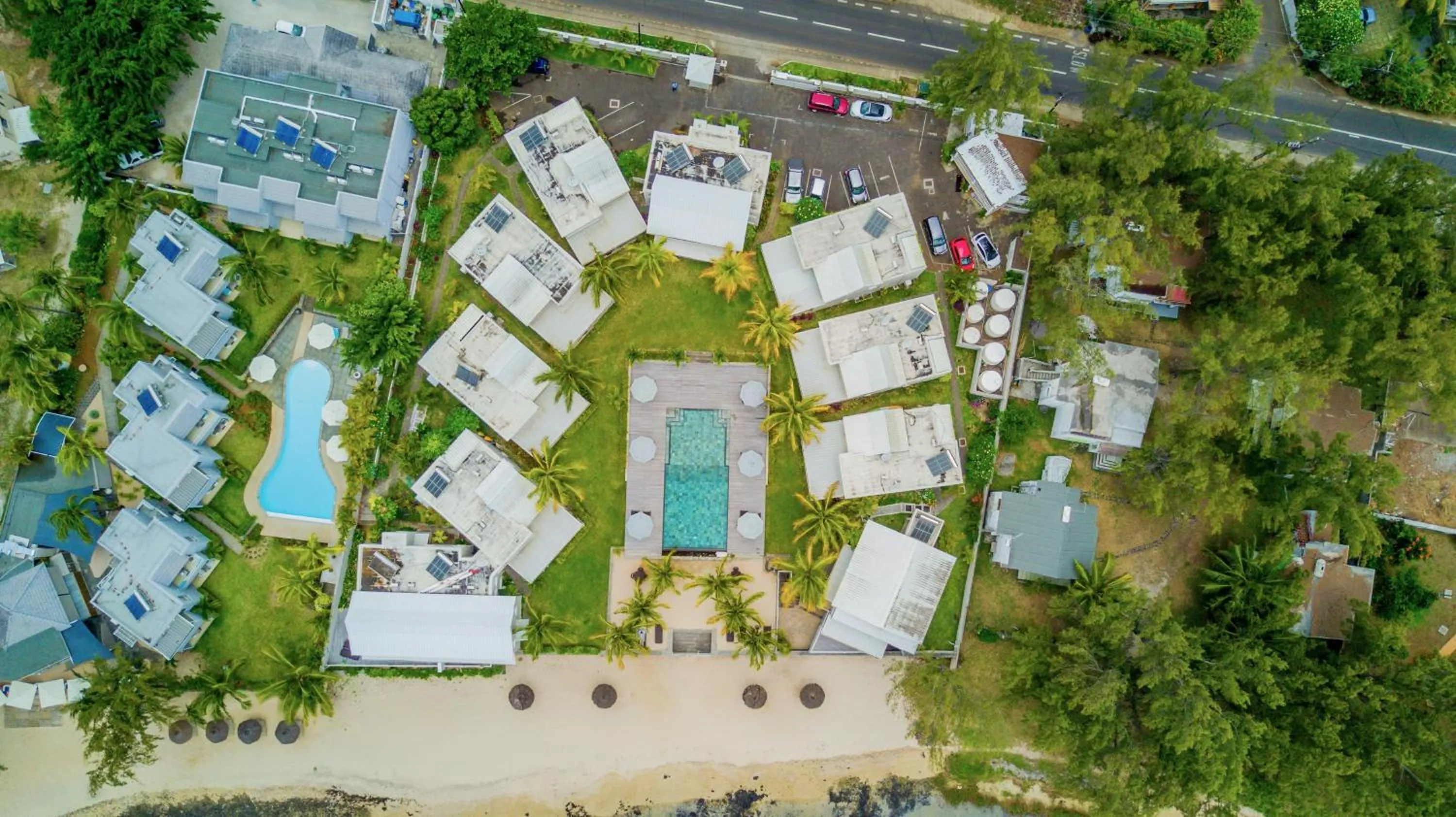 Bird's eye view in White Oaks Villas