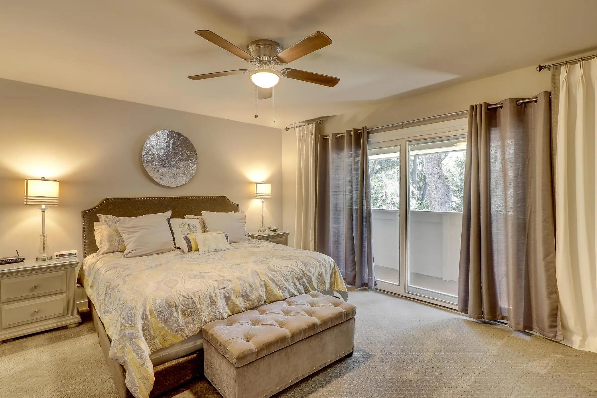 Bed in 294 Stoney Creek Villa at The Sea Pines Resort