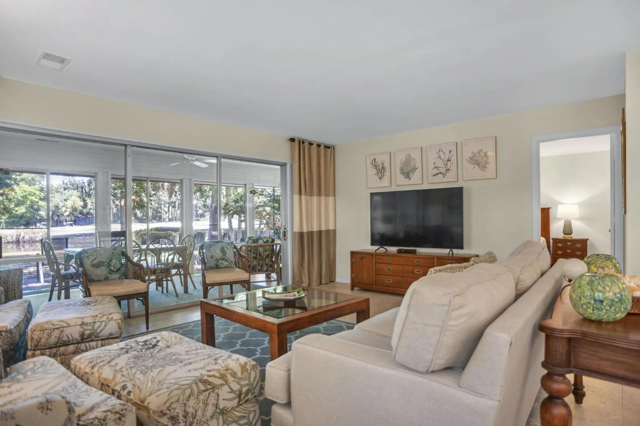 Photo of the whole room in 310A Beach Lagoon at The Sea Pines Resort