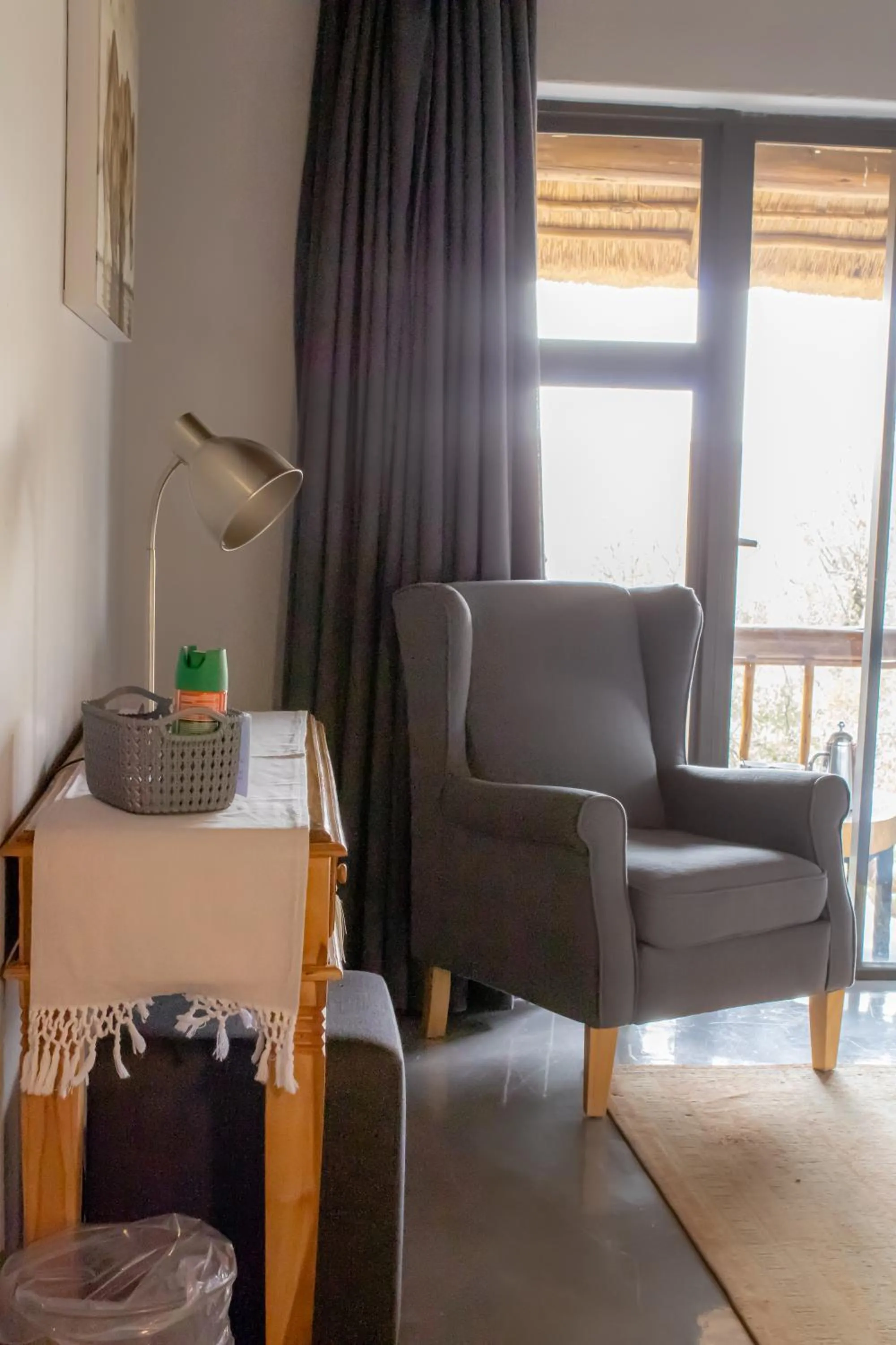 Seating area in Tshikwalo Game Lodge