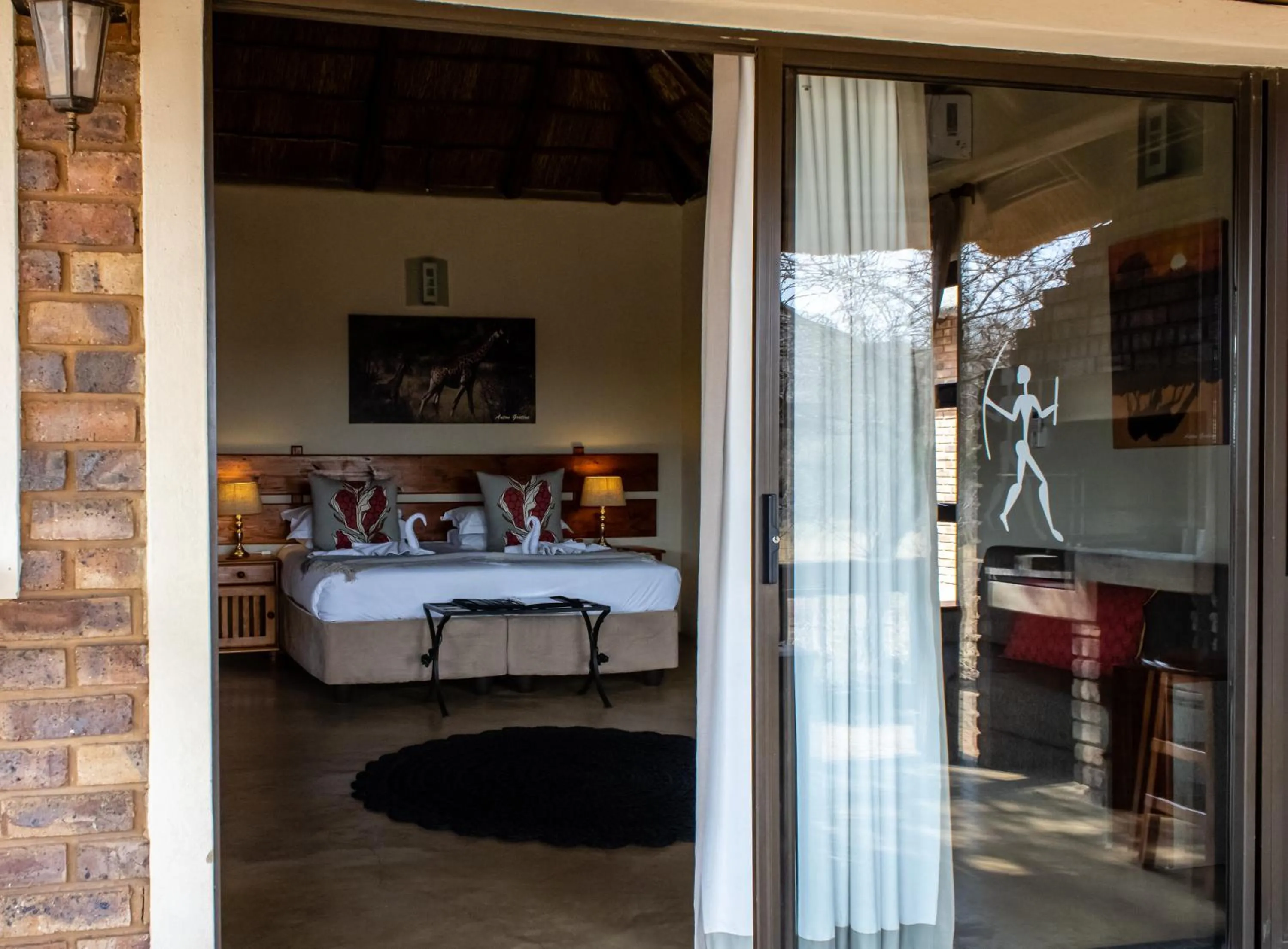 Bedroom, Bed in Tshikwalo Game Lodge