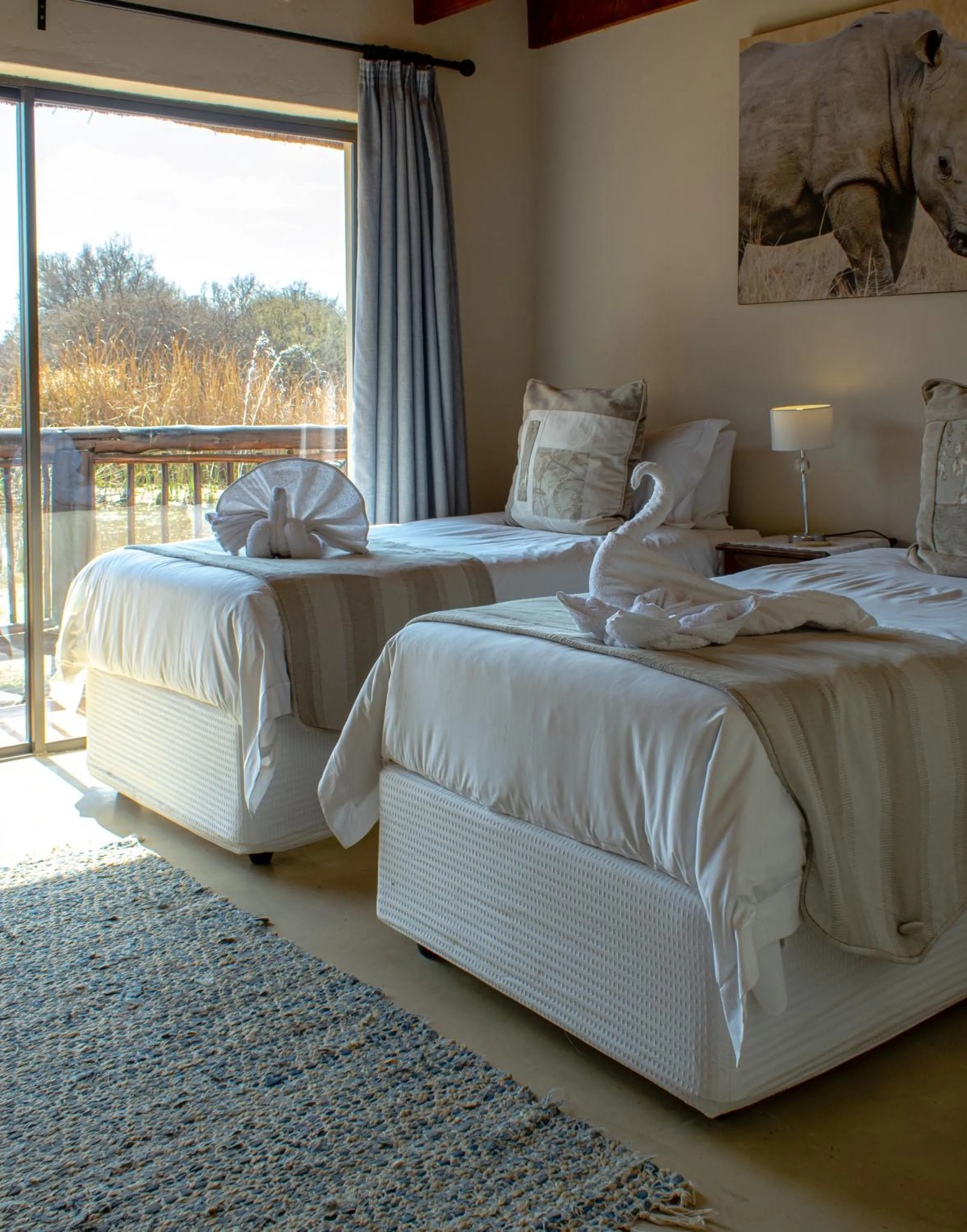 Bedroom, Bed in Tshikwalo Game Lodge