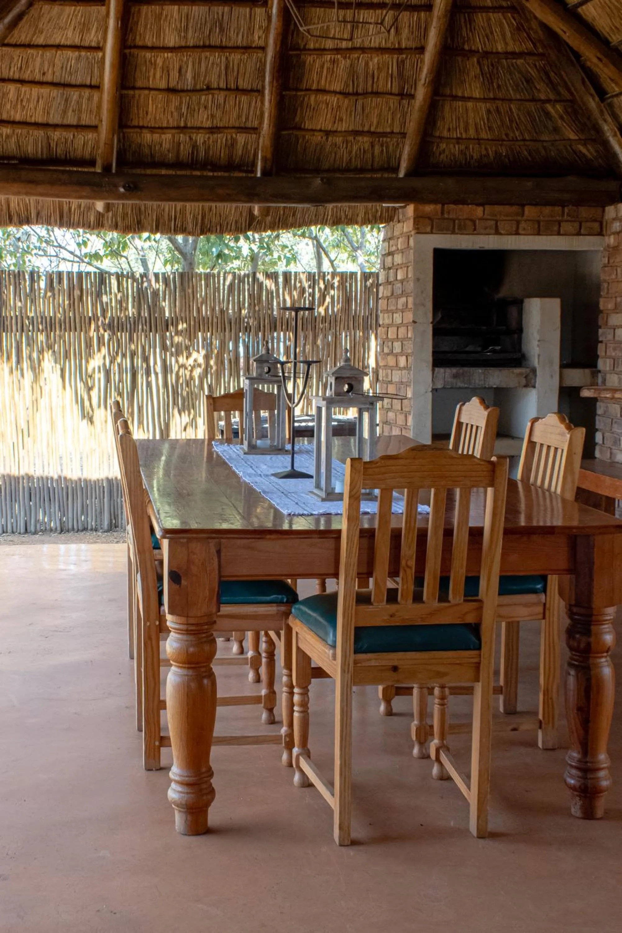 Patio in Tshikwalo Game Lodge