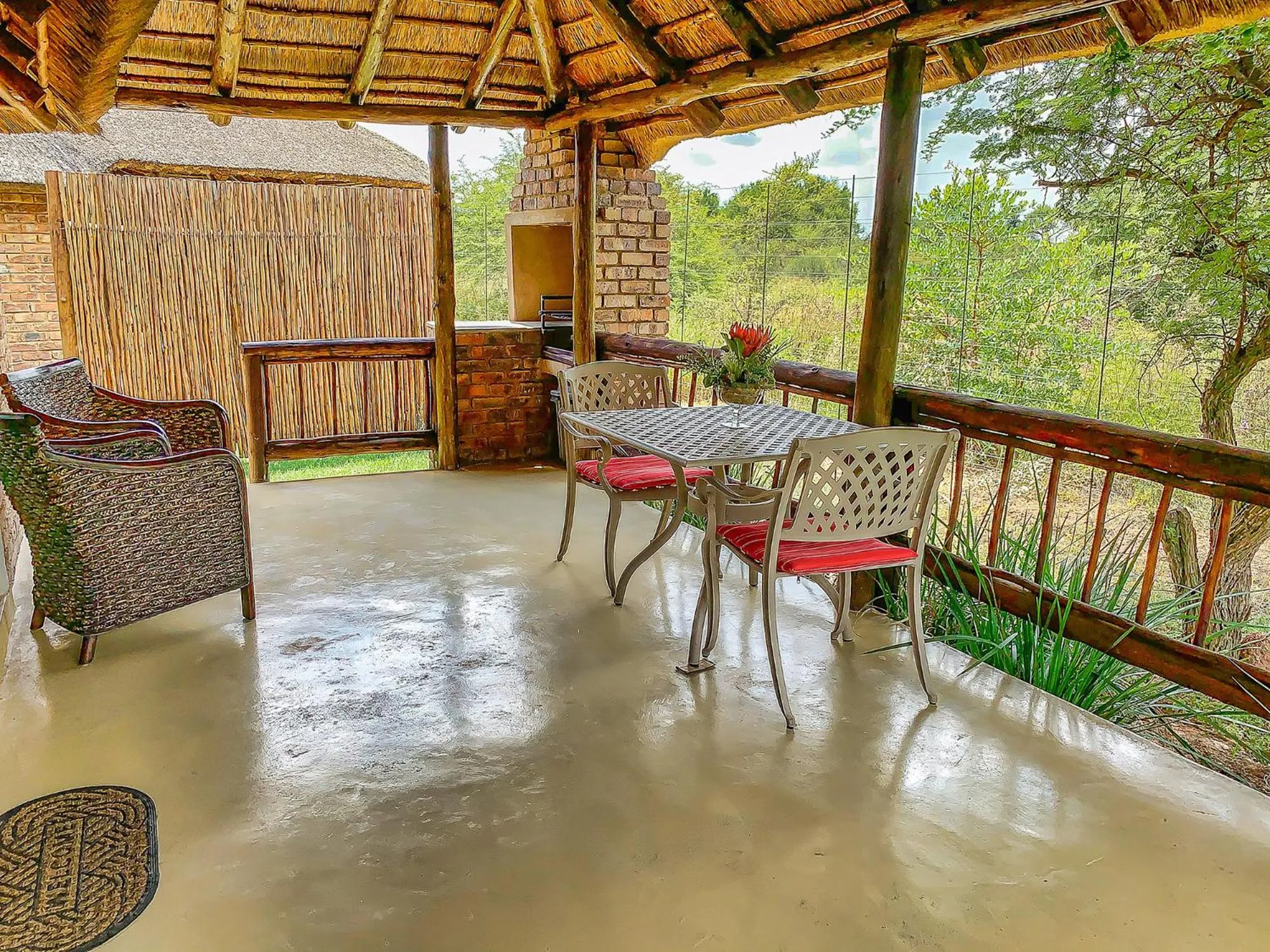 Patio in Tshikwalo Game Lodge