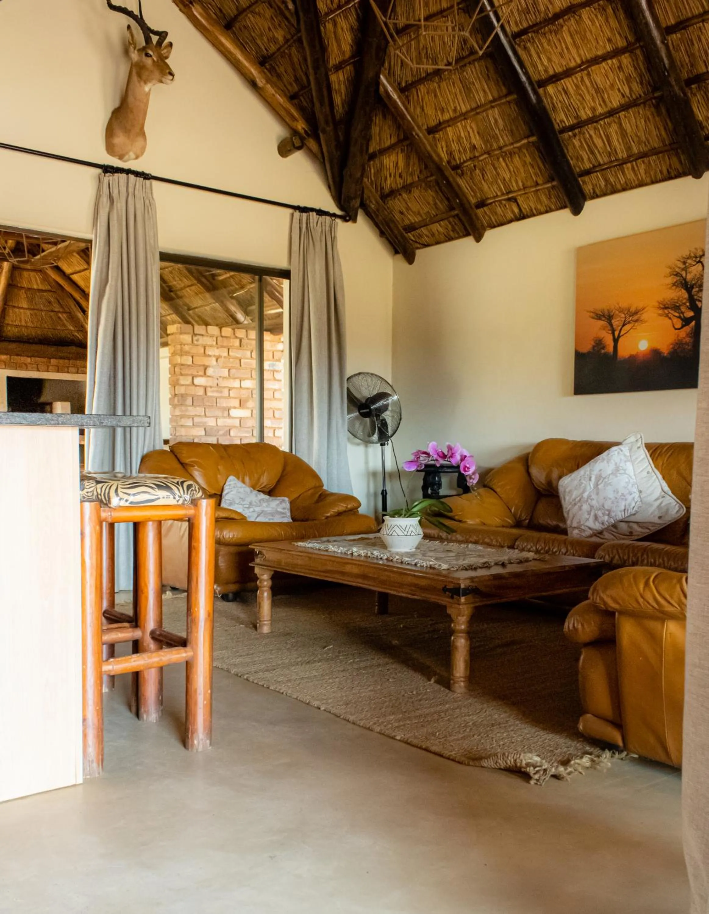 Lounge or bar in Tshikwalo Game Lodge