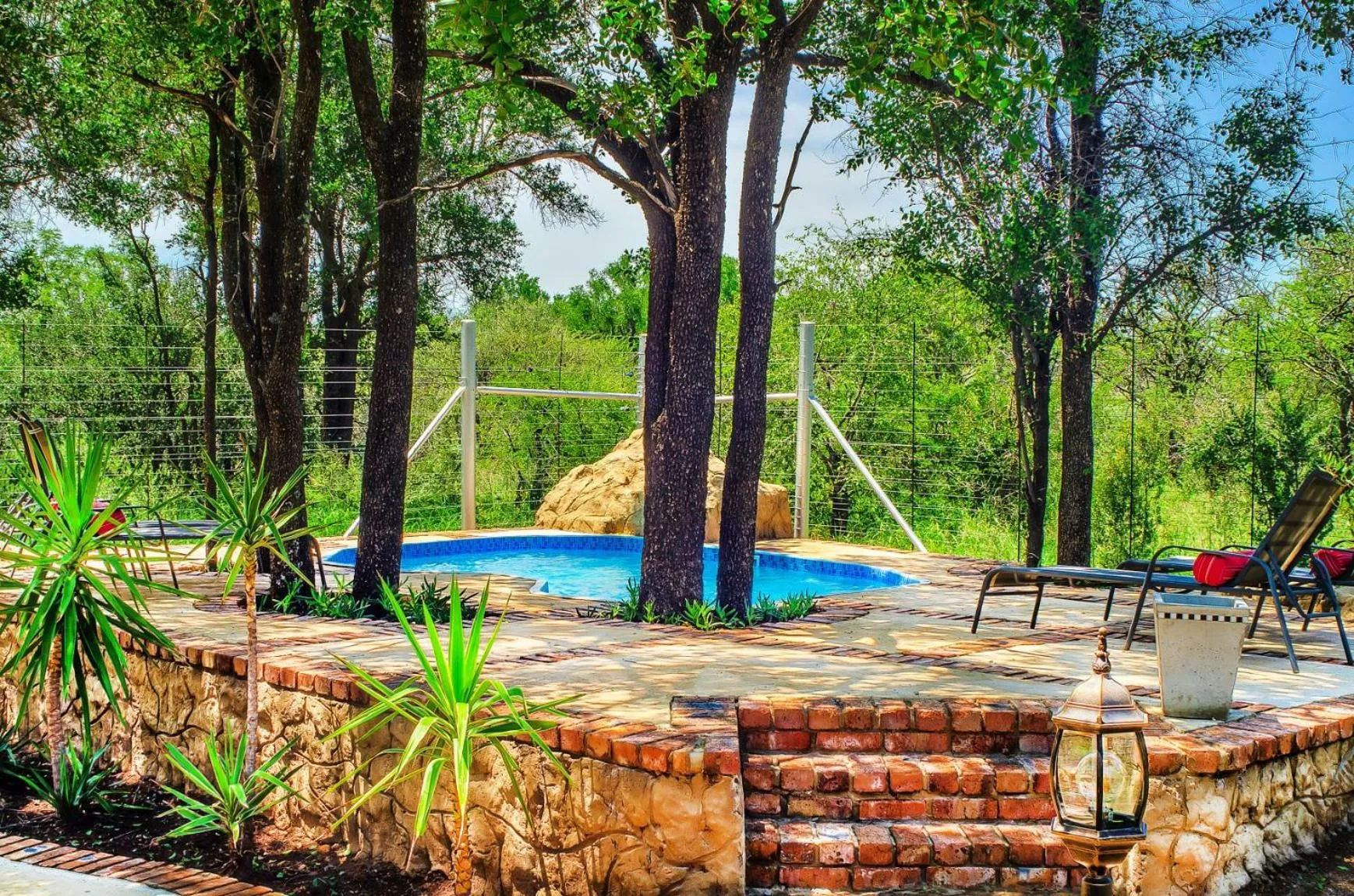 Swimming pool in Tshikwalo Game Lodge