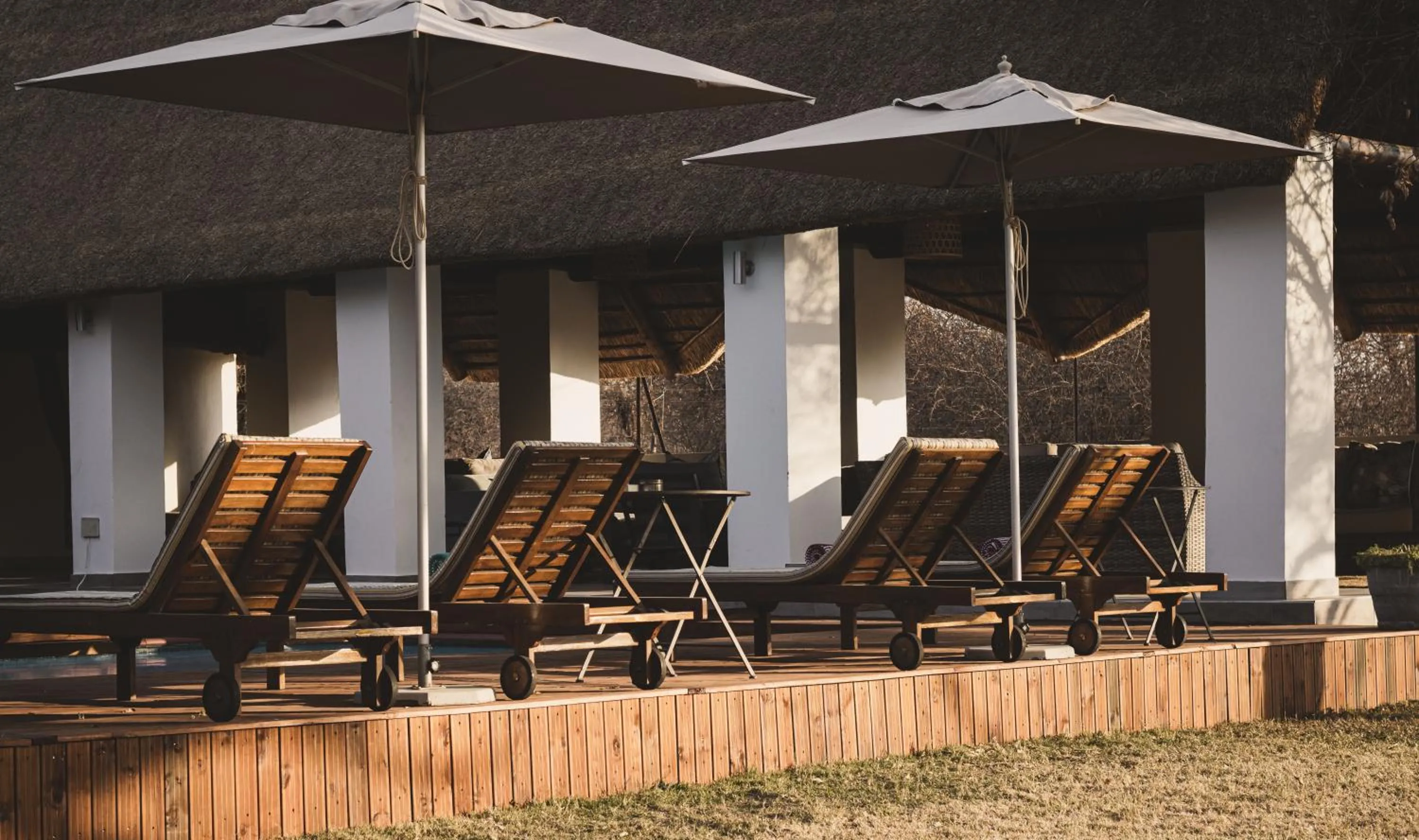 sunbed in Tshikwalo Game Lodge