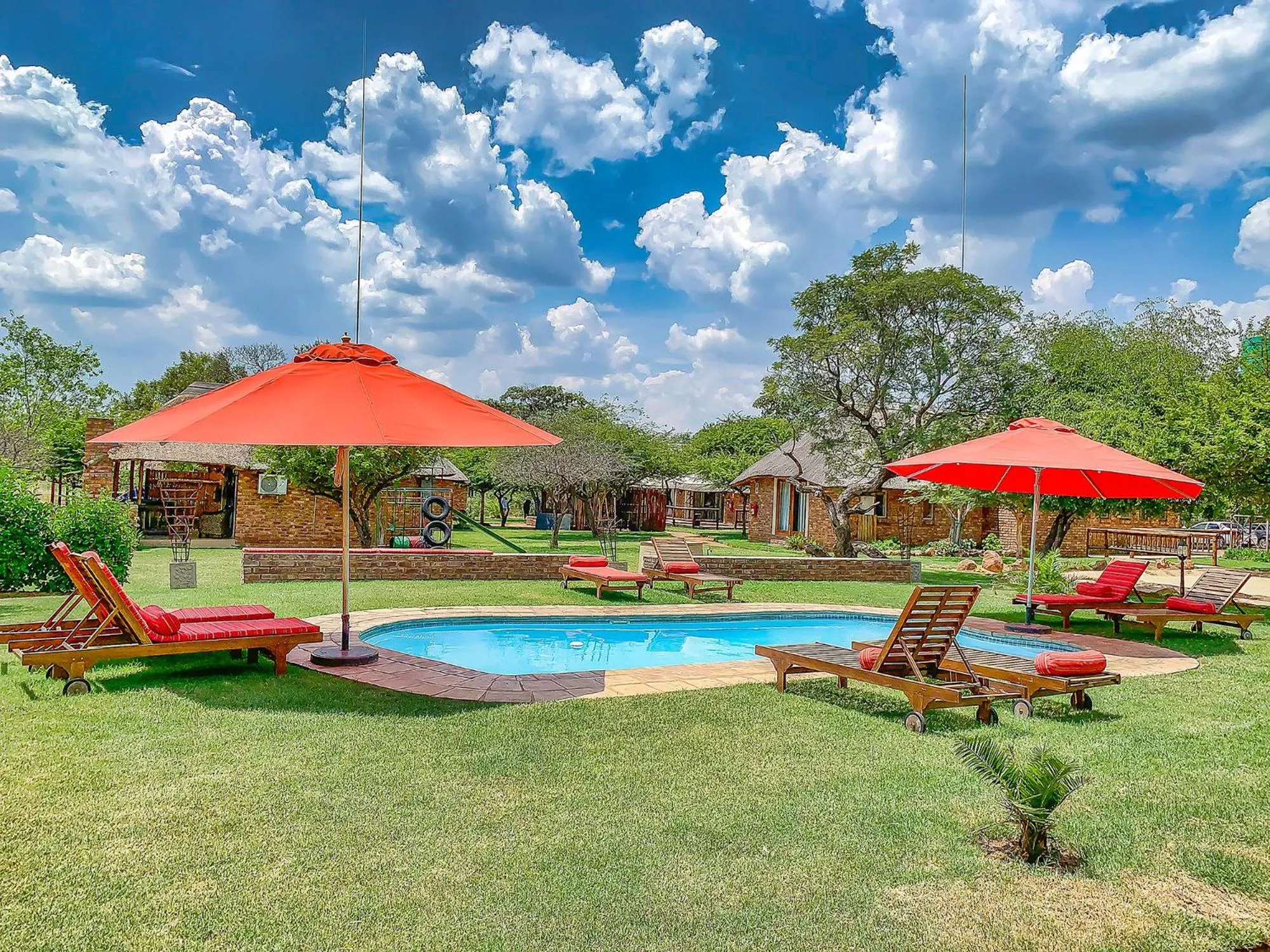 Pool view in Tshikwalo Game Lodge