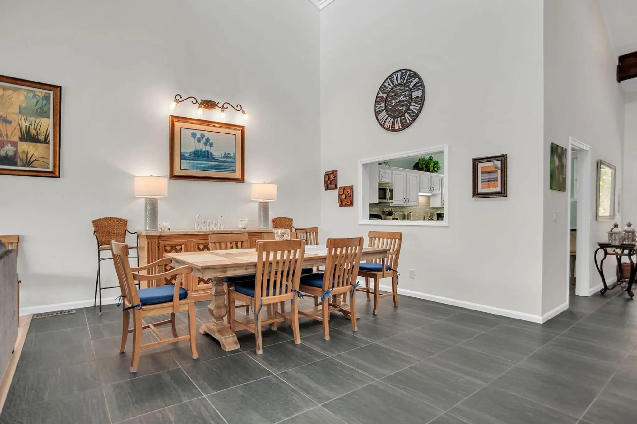 Dining area in 2629 Calibogue Club at The Sea Pines Resort