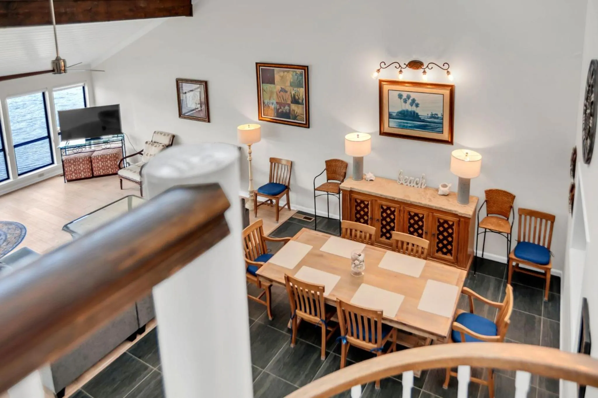 Dining area in 2629 Calibogue Club at The Sea Pines Resort