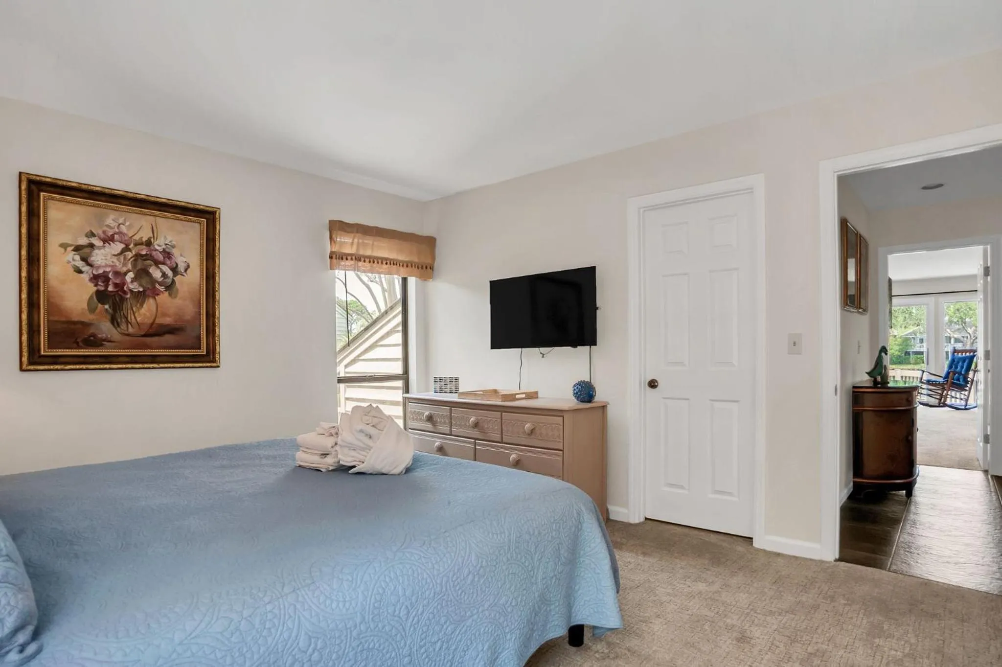 Bed in 2629 Calibogue Club at The Sea Pines Resort