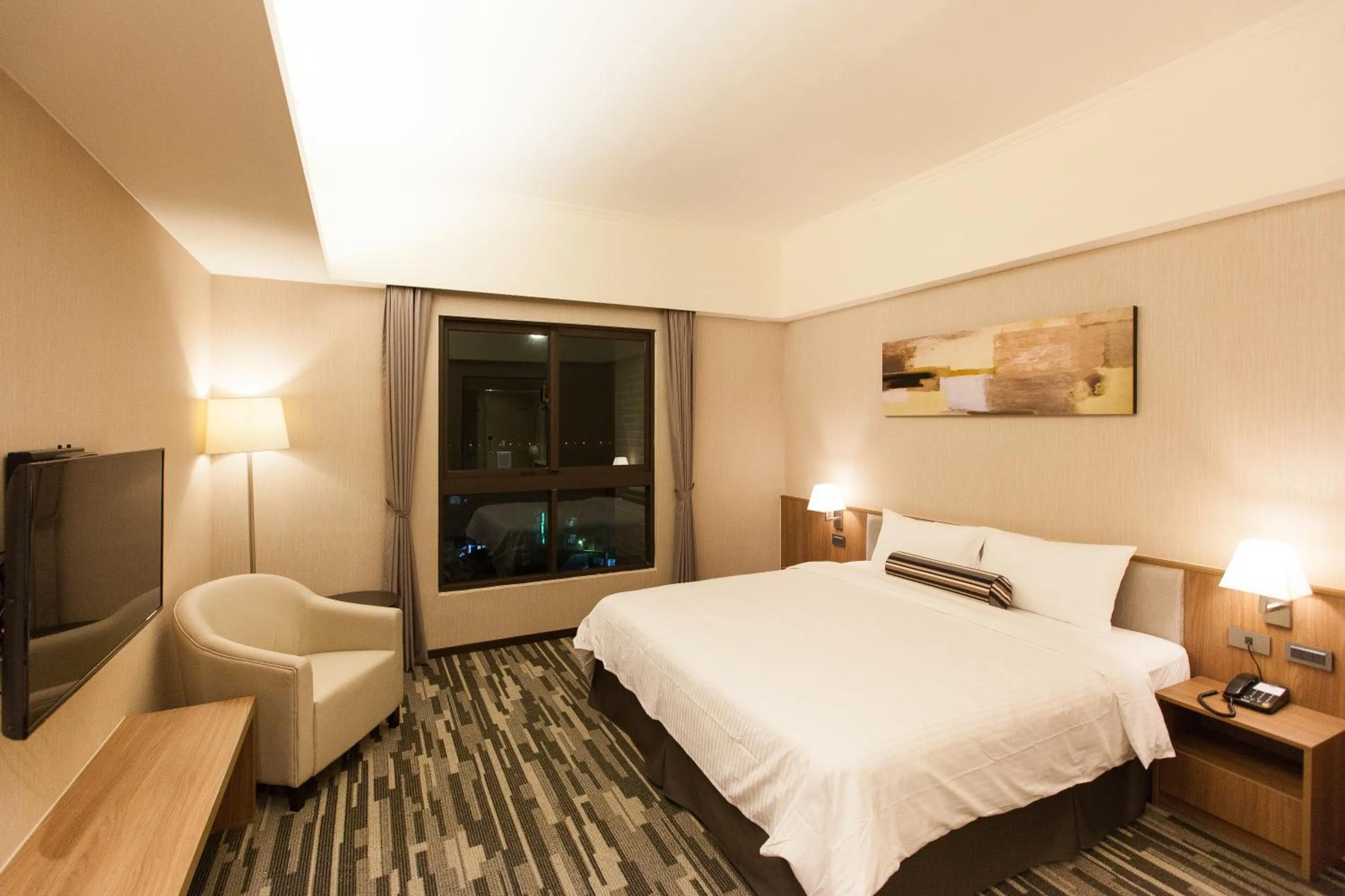 Bed in The Fuli Resort Chihpen