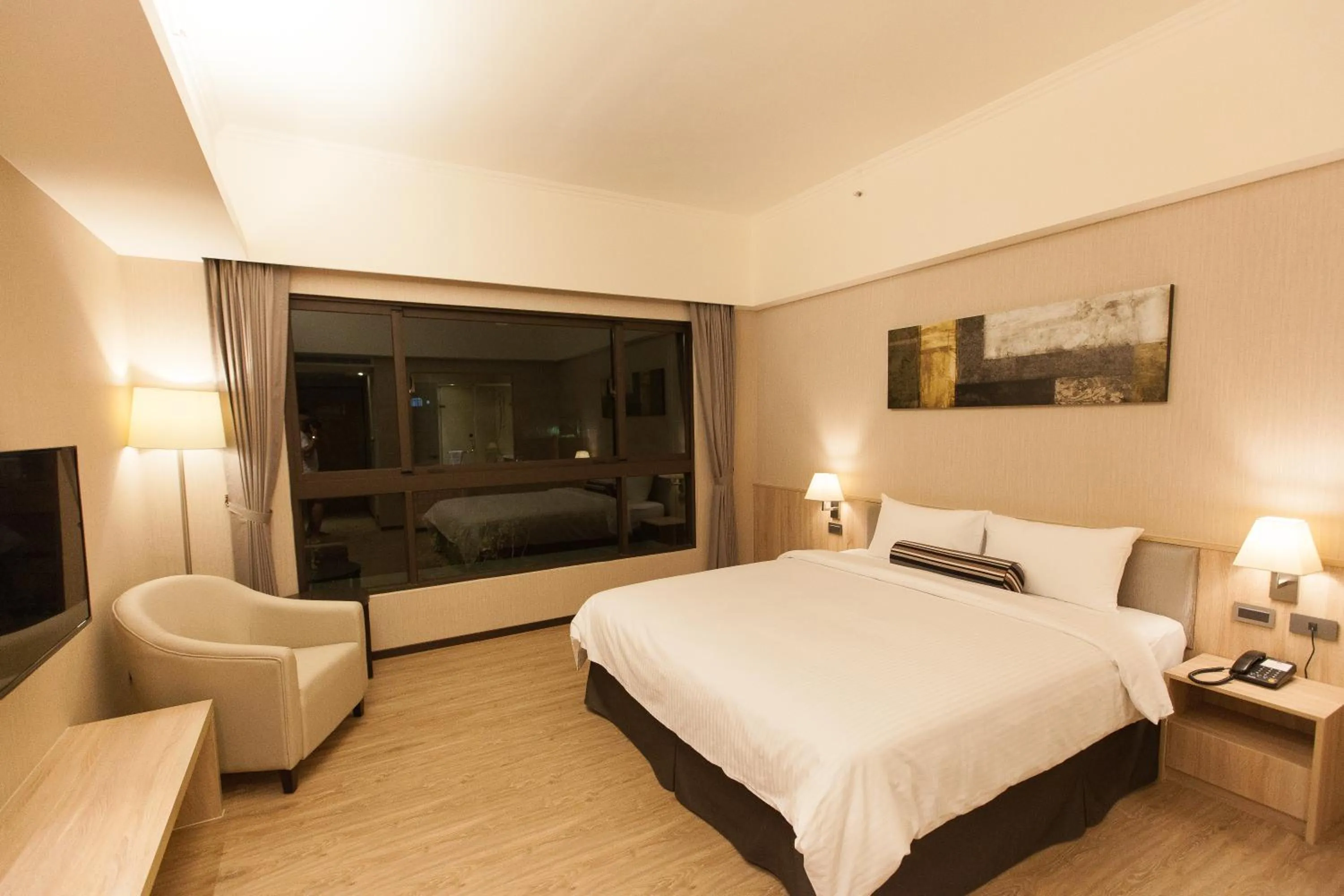 Bed in The Fuli Resort Chihpen