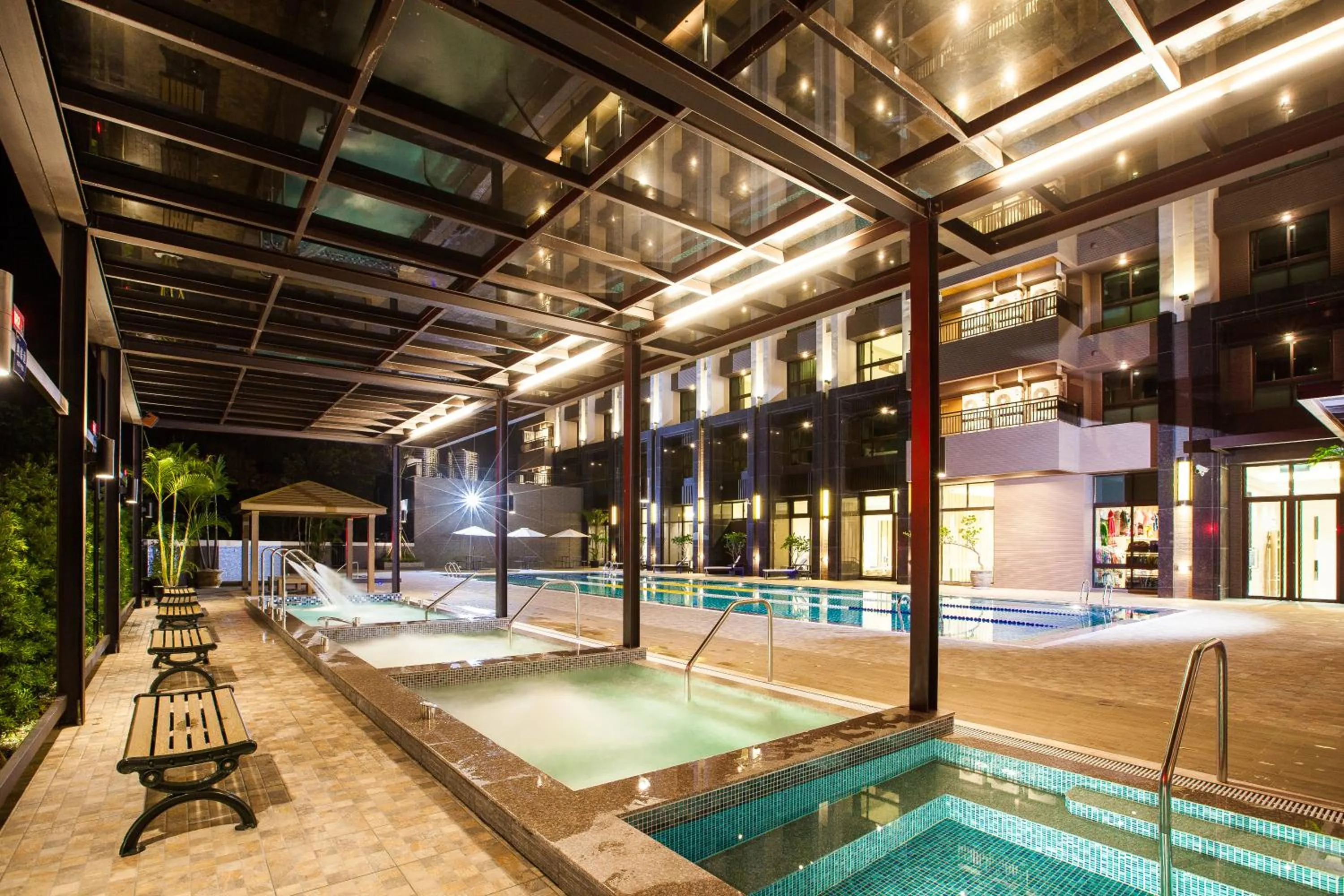 Swimming pool in The Fuli Resort Chihpen