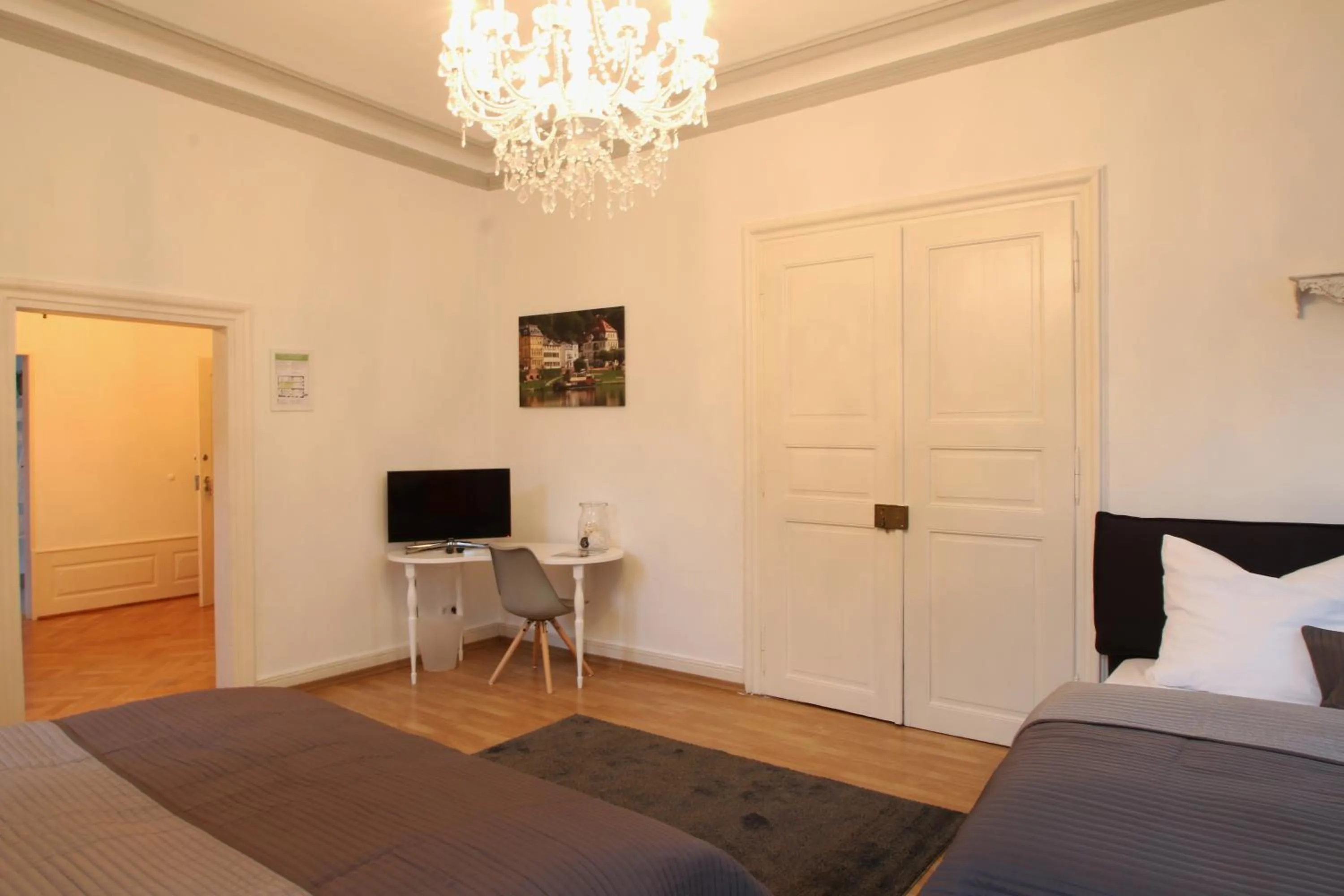 Bed in Hotel Sudpfanne