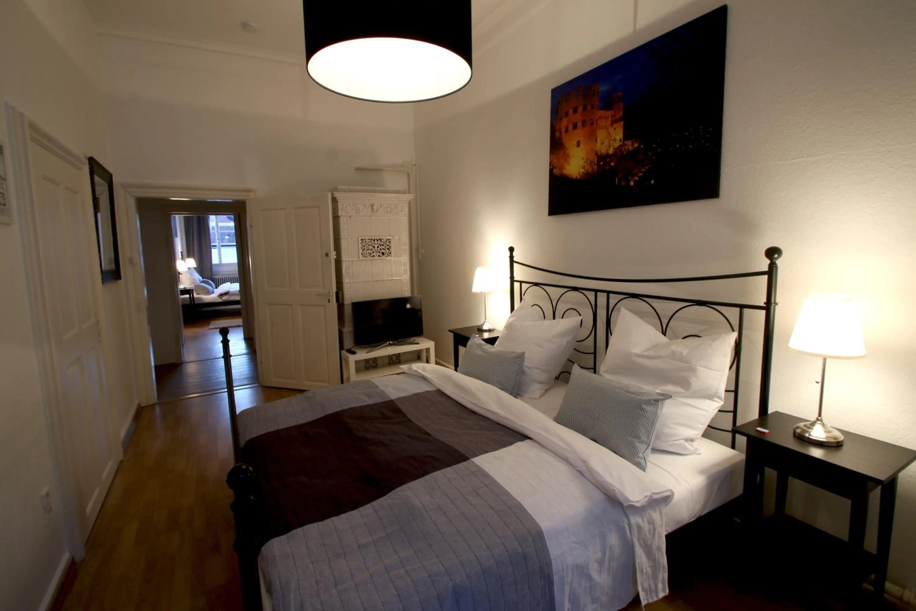 Bed in Hotel Sudpfanne