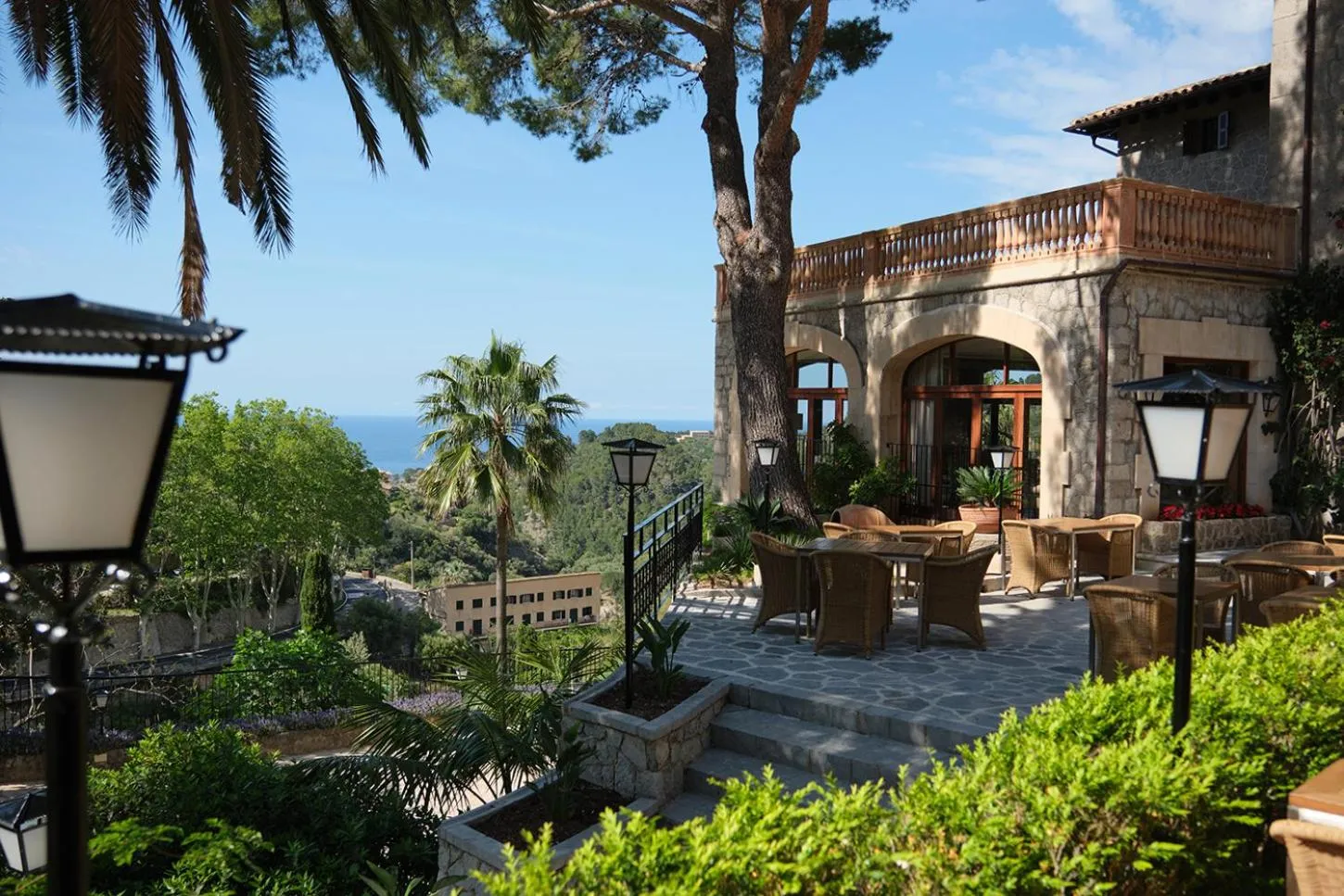 Patio in Es Moli Hotel