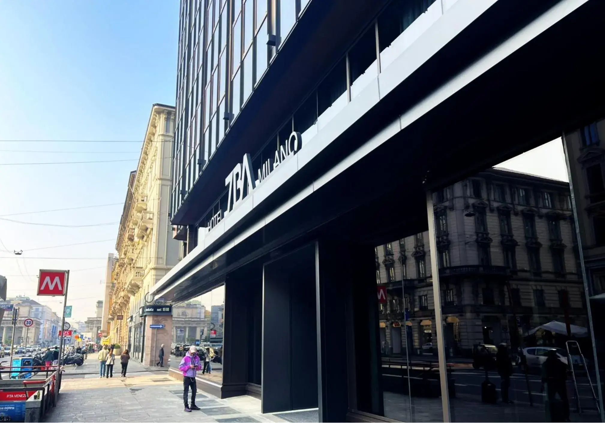 Property building in 7BA Hotel Milano Property building in 7BA Hotel Milano