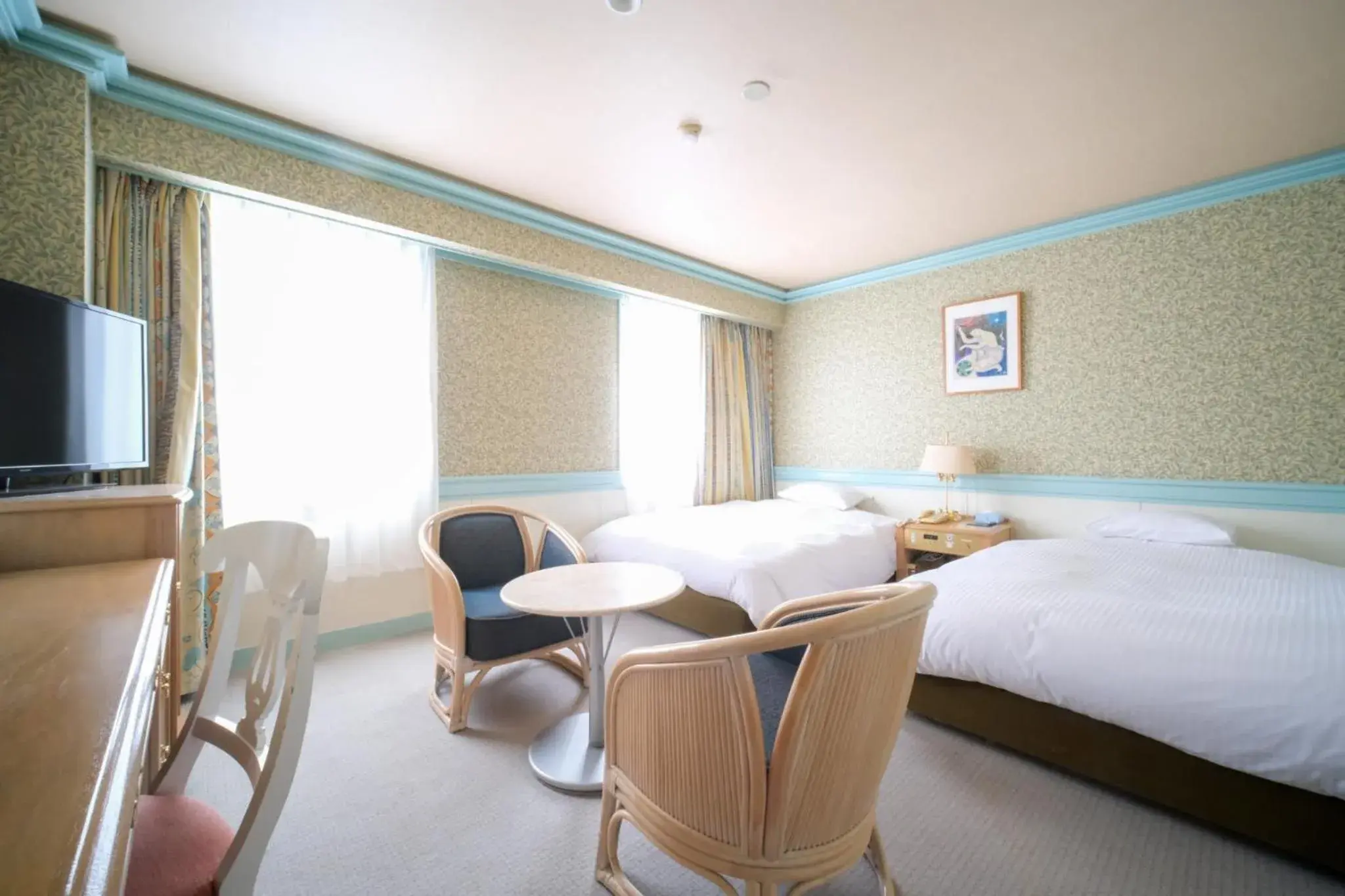 Bed in Yuzawa Royal hotel Bed in Yuzawa Royal hotel