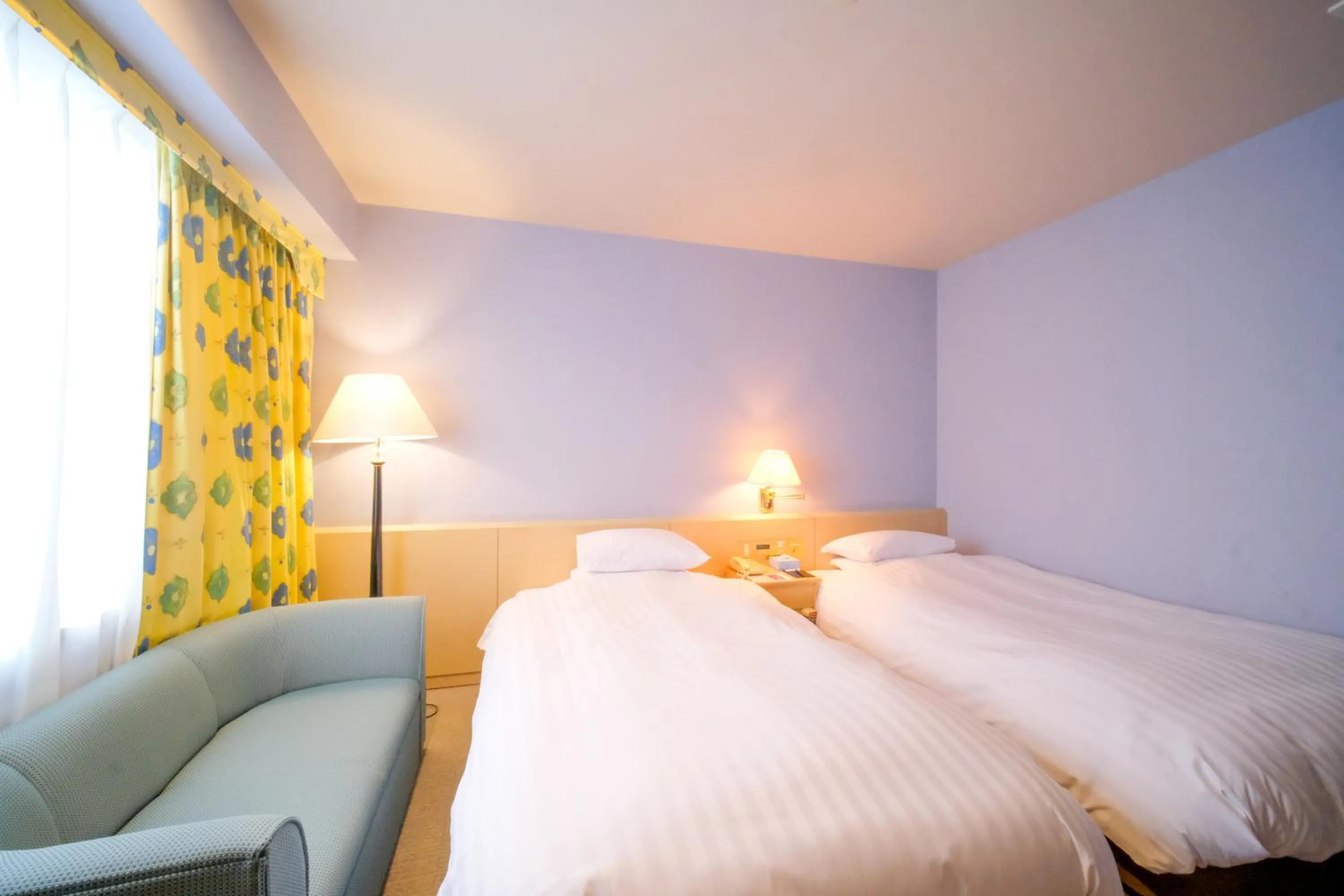 Bed in Yuzawa Royal hotel