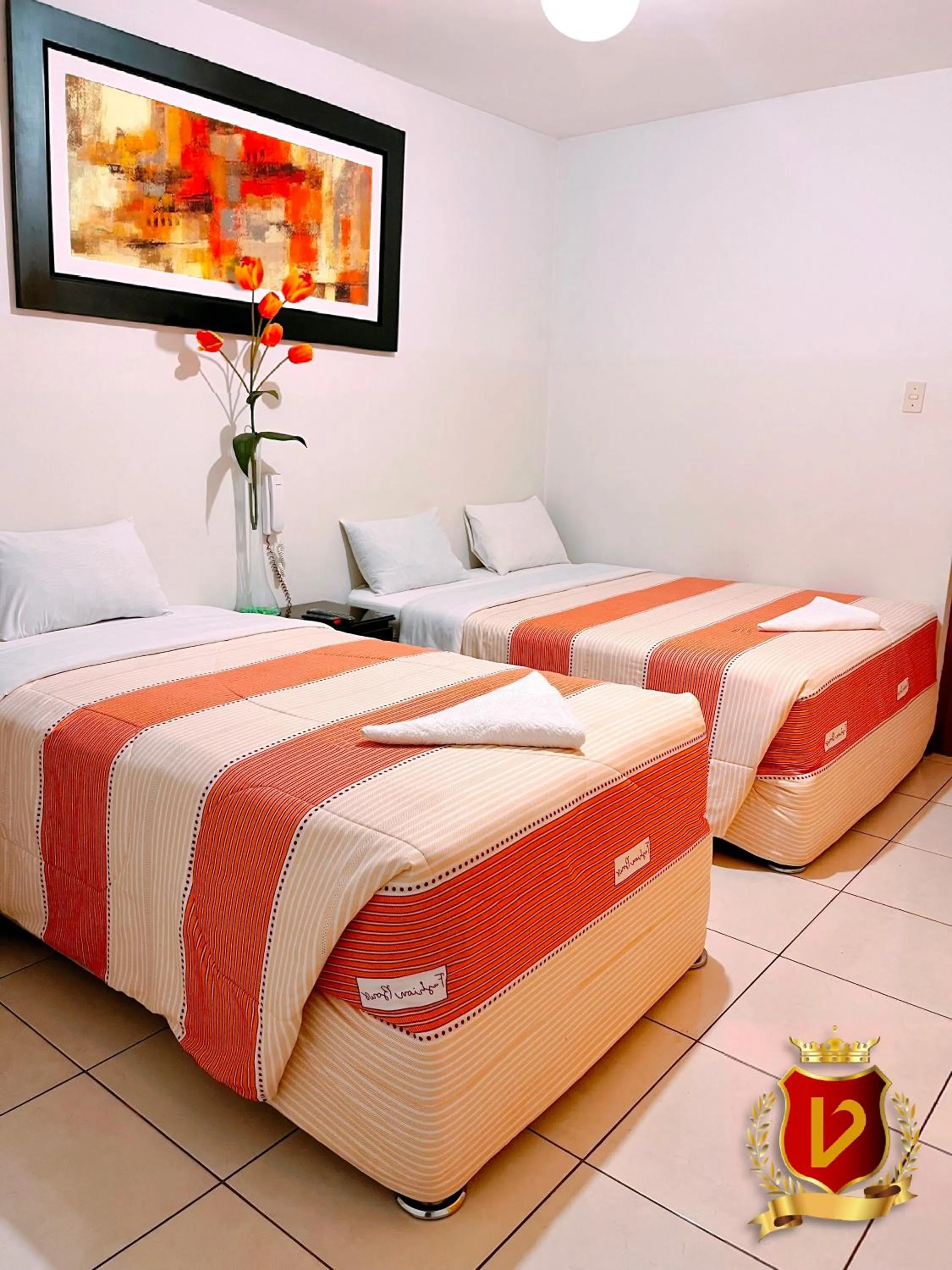 Bed in Veneccia Gold Hotel